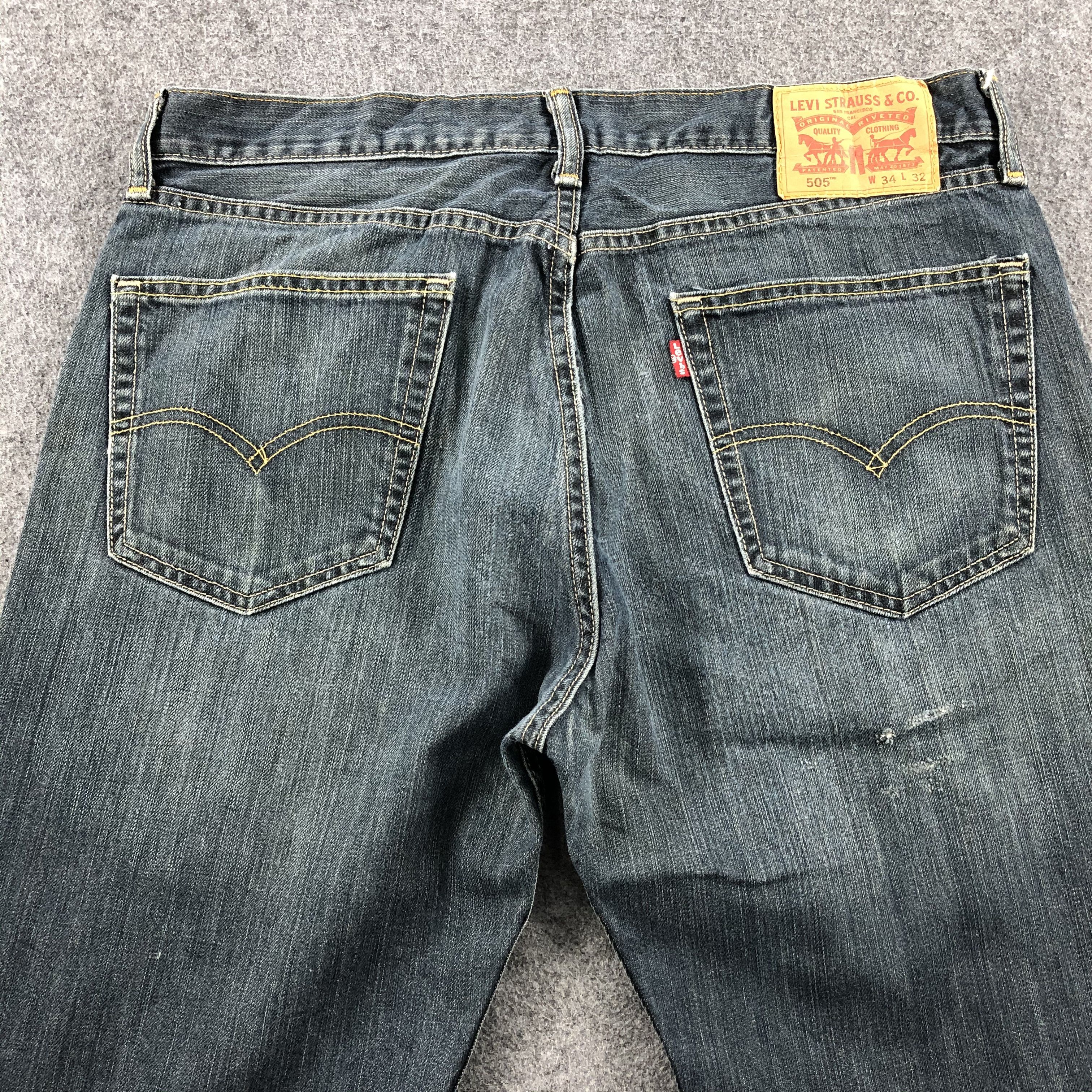 Levi's × Vintage Vintage Levis 505 Earth Tone Jeans-JM1750 Size US 35 - 4 Thumbnail