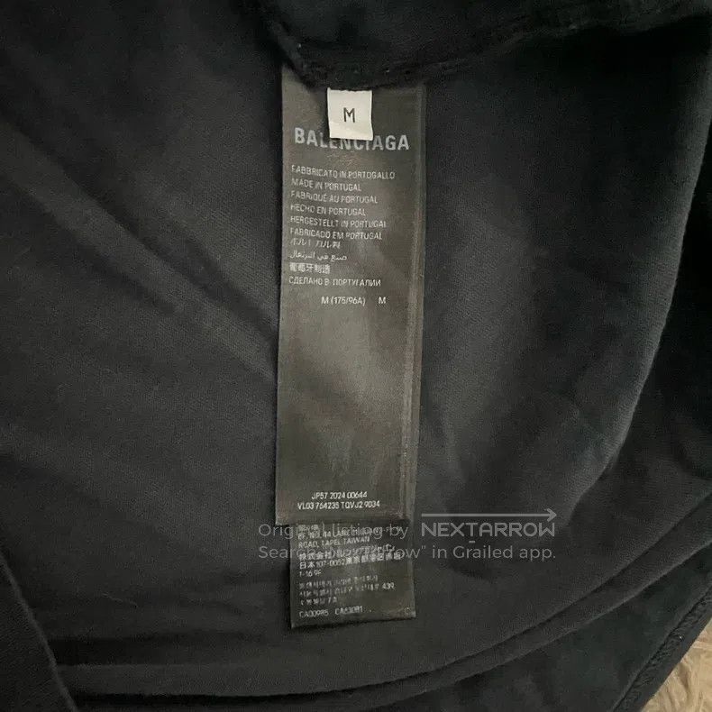 Balenciaga Balenciaga Logo letter print short-sleeve crew neck T-shir Size US M / EU 48-50 / 2 - 4 Thumbnail