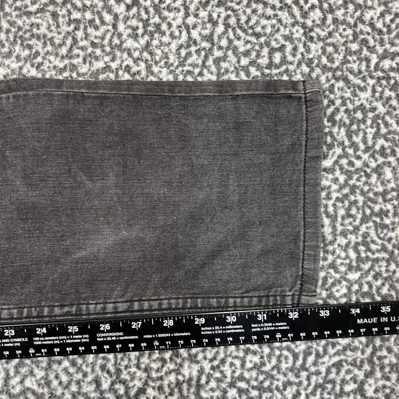Other Footprint Manufacture Jeans Men 36x33 Black Denim Pants Size US 36 / EU 52 - 5 Thumbnail