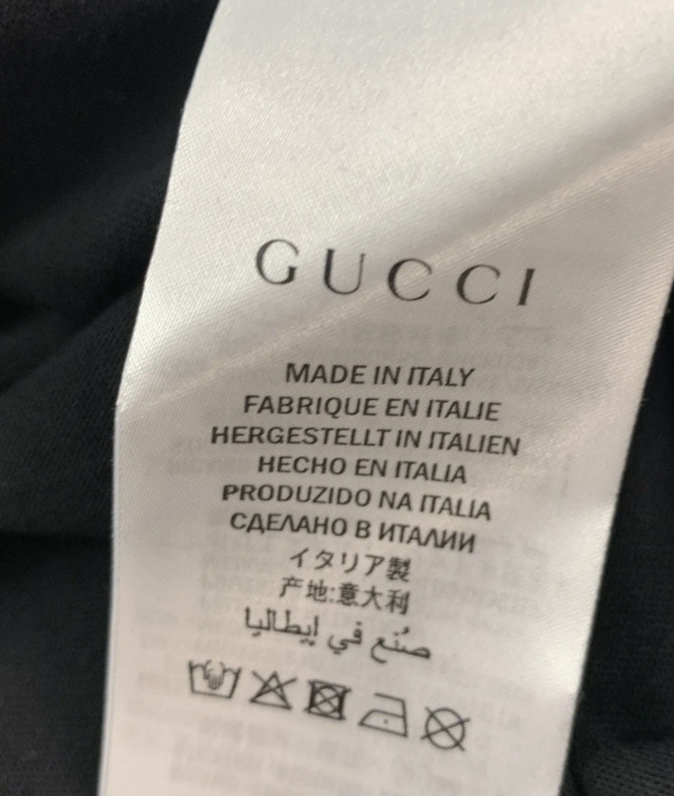 Gucci Men's Black AC/DC Printed T-shirt Size US XL / EU 56 / 4 - 7 Thumbnail