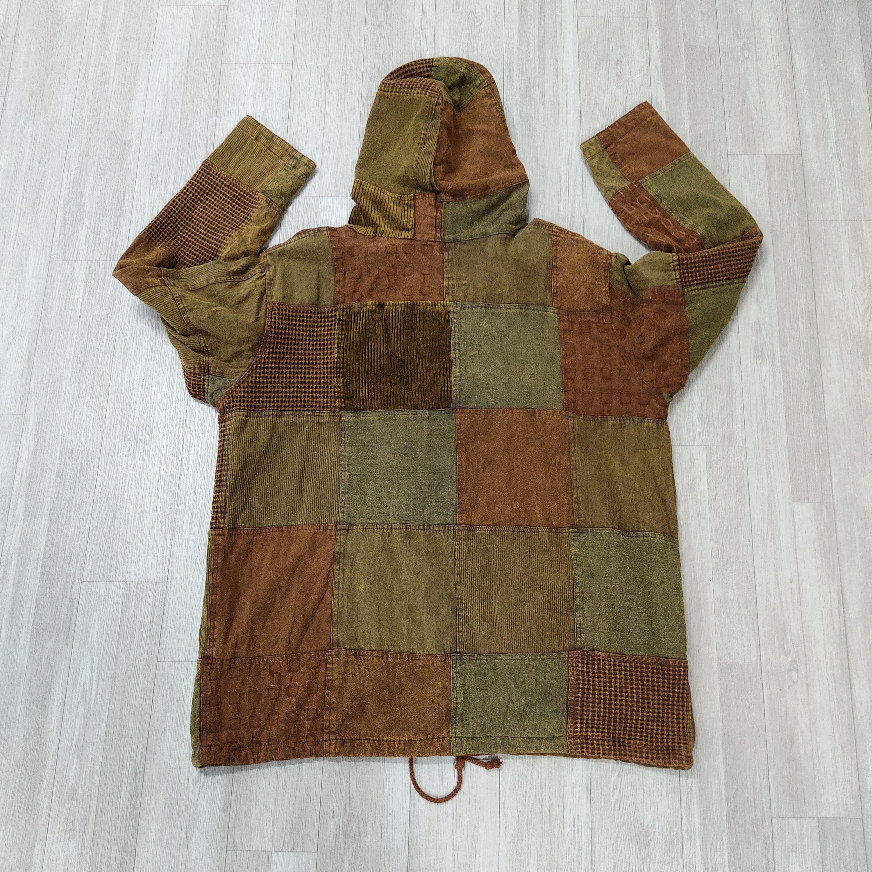 Japanese Brand EL RODEO Patchwork Kapital Inspired Parka Jacket Size US XXL / EU 58 / 5 - 5 Thumbnail
