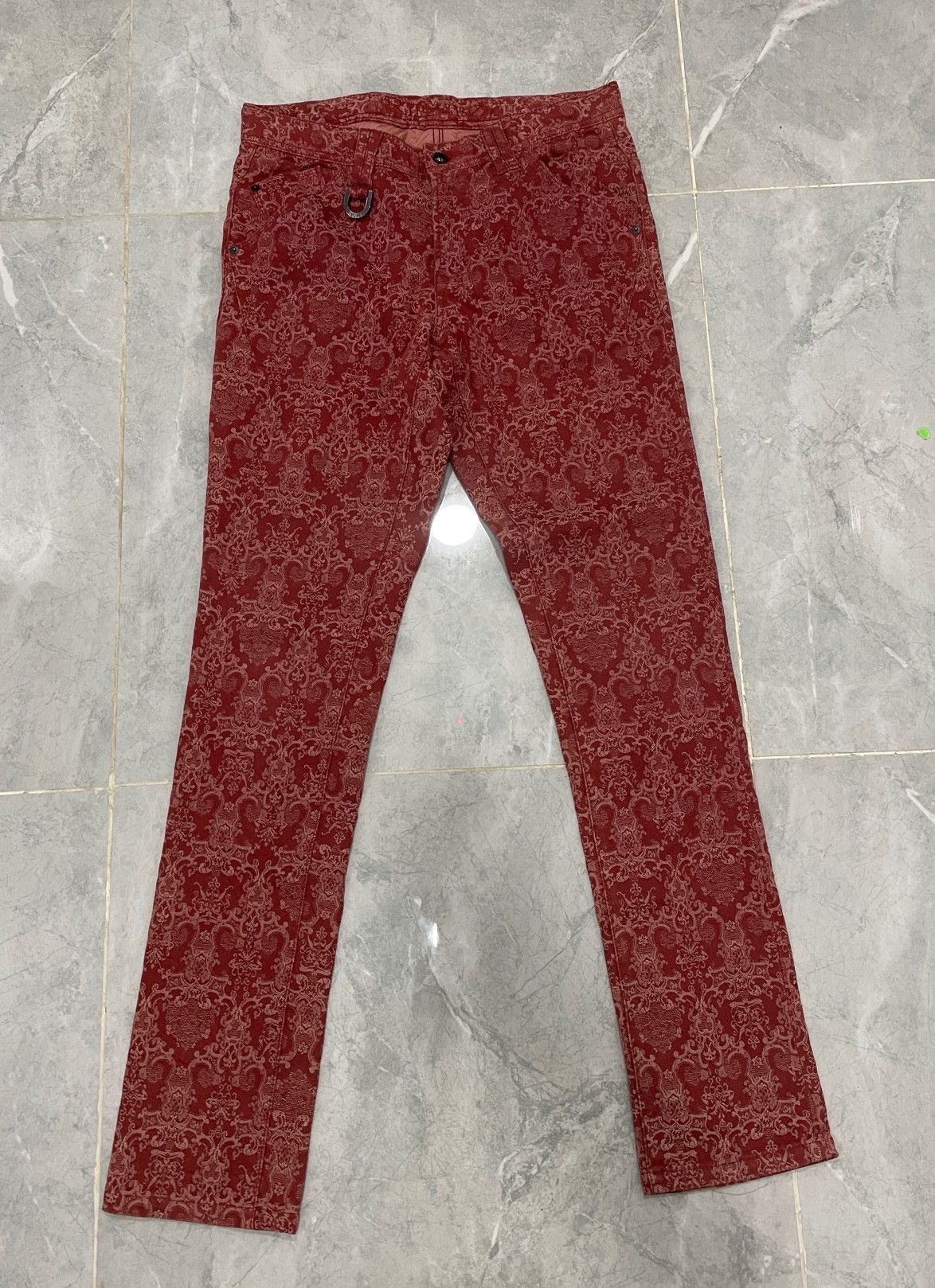 Nicole Club × Vintage RIELABO NCFM PATTERN PANT Size US 33 - 1 Thumbnail