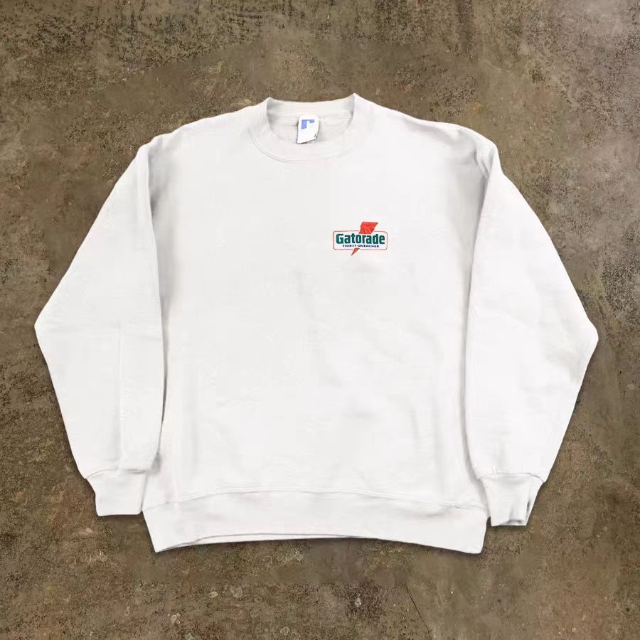 VIBE Retro Lightning Print Crewneck Sweatshirt Size US M / EU 48-50 / 2 - 2 Thumbnail