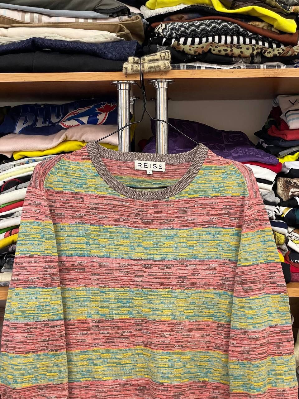 Reiss × Vintage Reiss Vintage Knitted Sweater Size US L / EU 52-54 / 3 - 2 Thumbnail