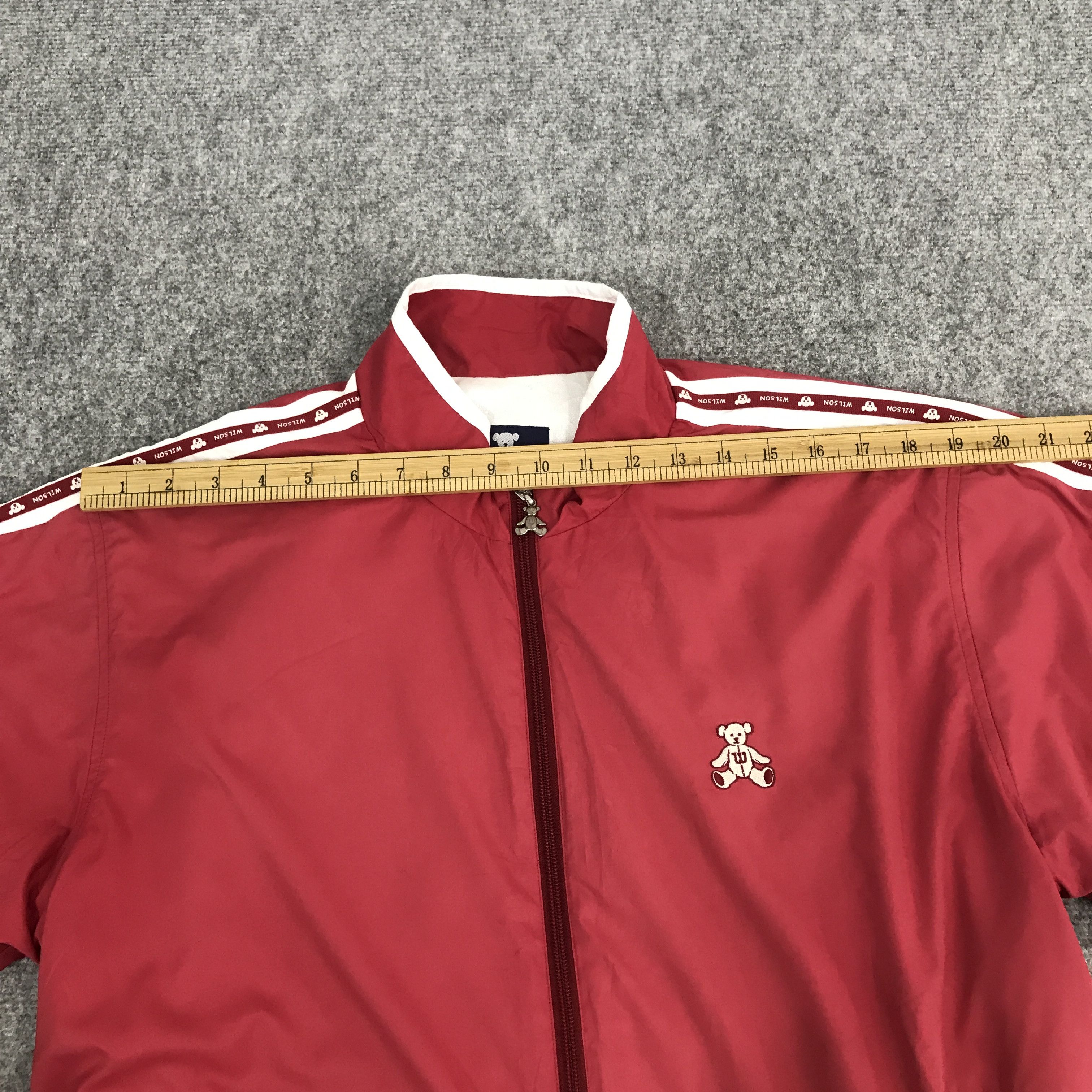 Wilson wilson Bear design logo Windbreaker jacket Size L / US 10 / IT 46 - 5 Thumbnail