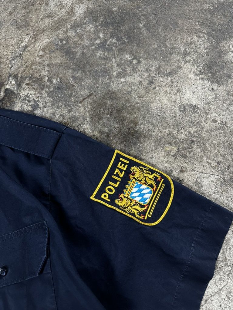 Vintage Vintage Polizei German Police Short Sleeve Button Up Shirt Size US XS / EU 42 / 0 - 3 Thumbnail