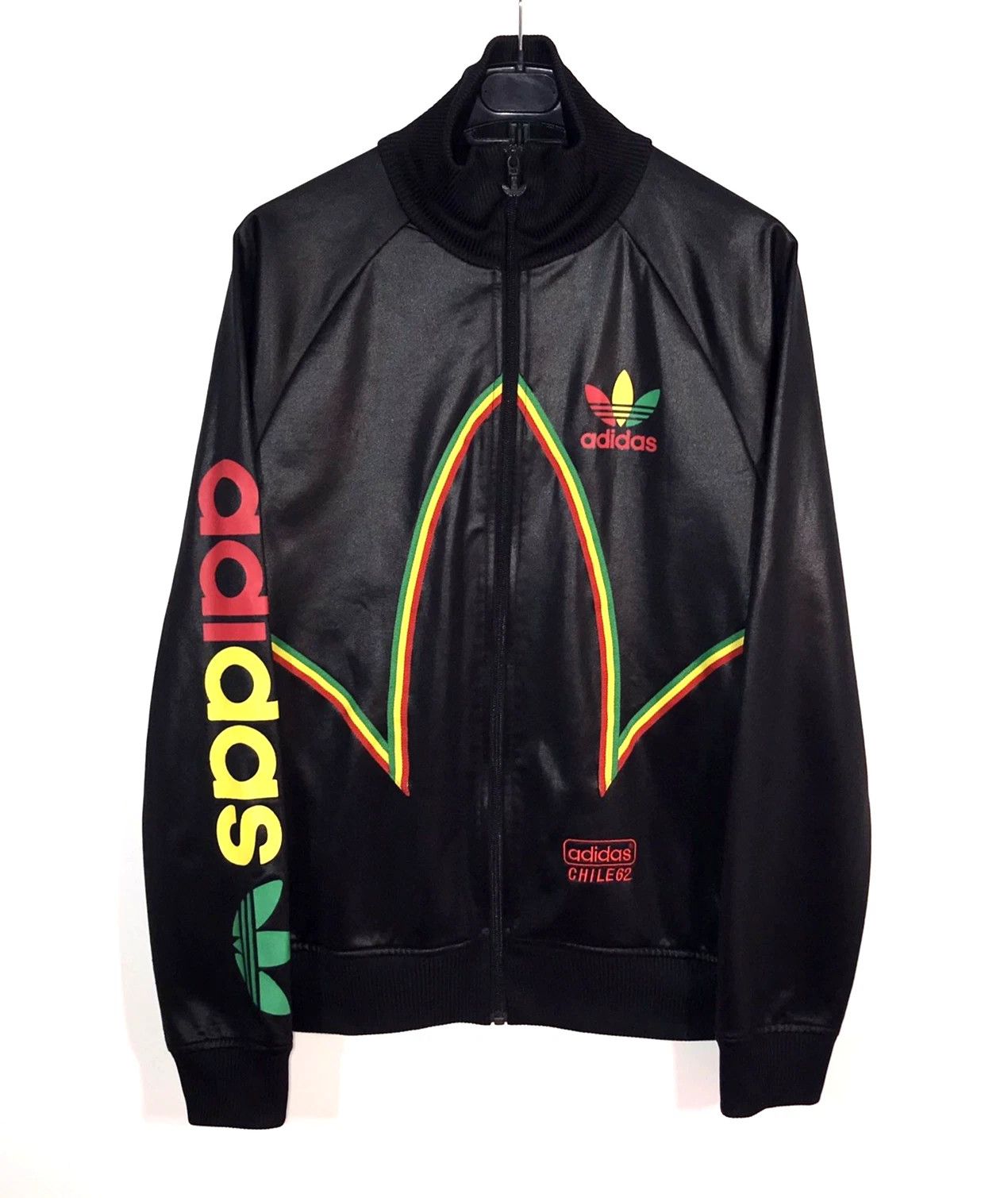 Adidas Adidas Originals Chile 62 Jamaica Track Top Men's XS Black Size US XS / EU 42 / 0 - 1 Thumbnail