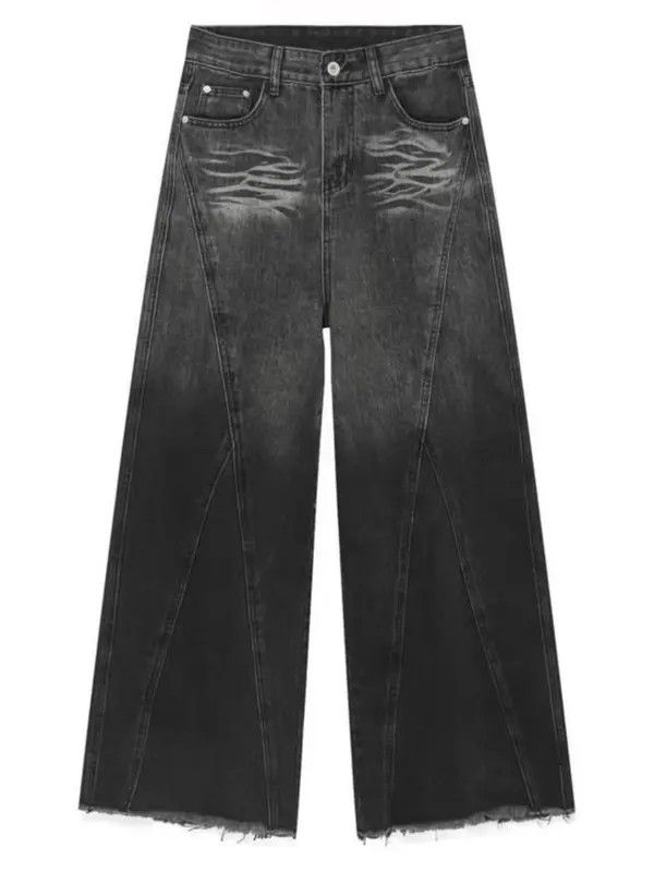 Japanese Brand VIBE Vintage street hip-hop washed baggy jeans Size US 30 / EU 46 - 3 Thumbnail
