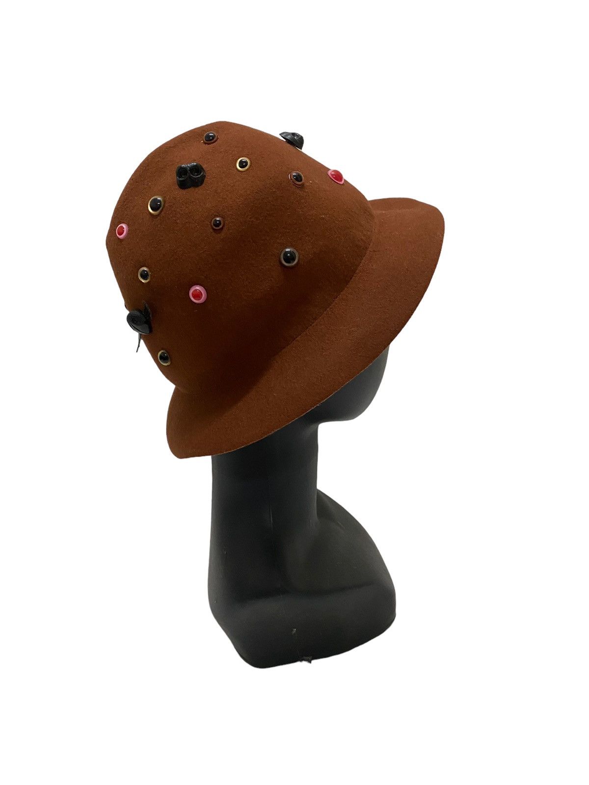 Art Comes First Rare Ne-net By Issey Miyake Beads Wool Hat Size ONE SIZE - 5 Thumbnail
