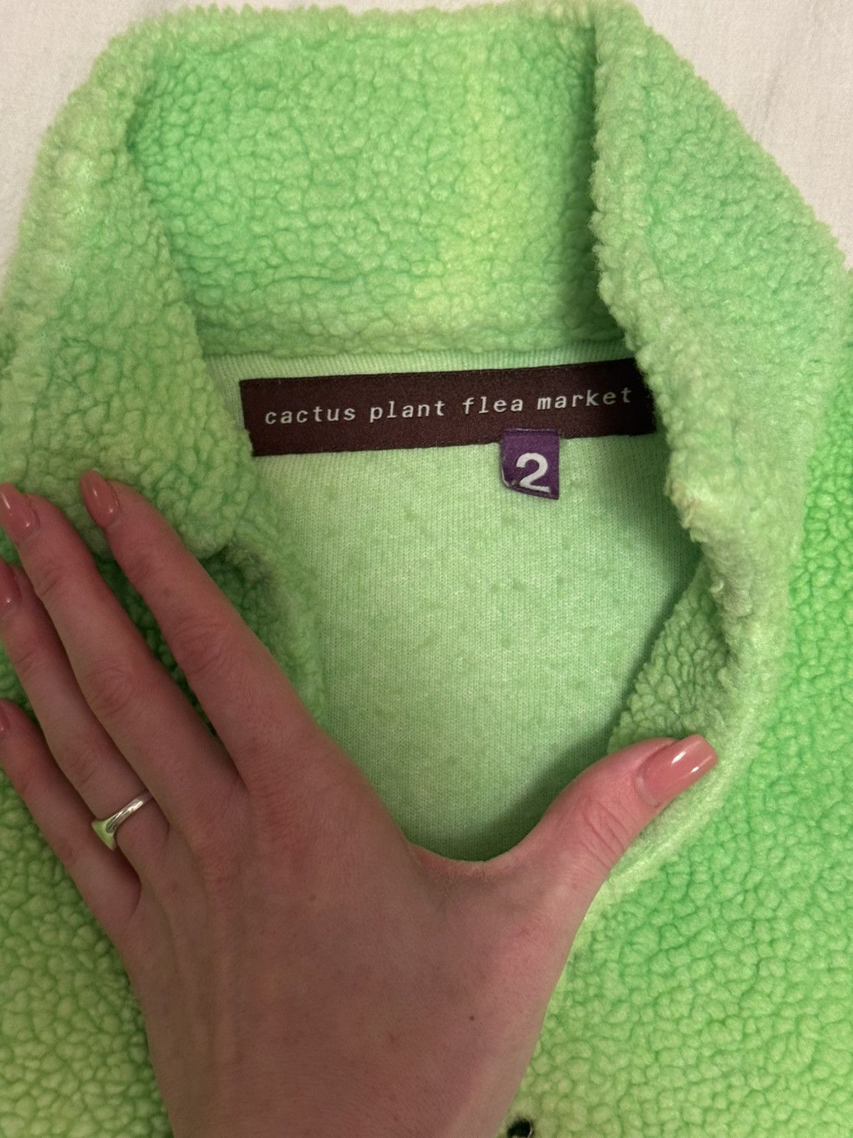Cactus Plant Flea Market Cactus Plant Flea Market Lime Green Fleece Size US M / EU 48-50 / 2 - 2 Thumbnail