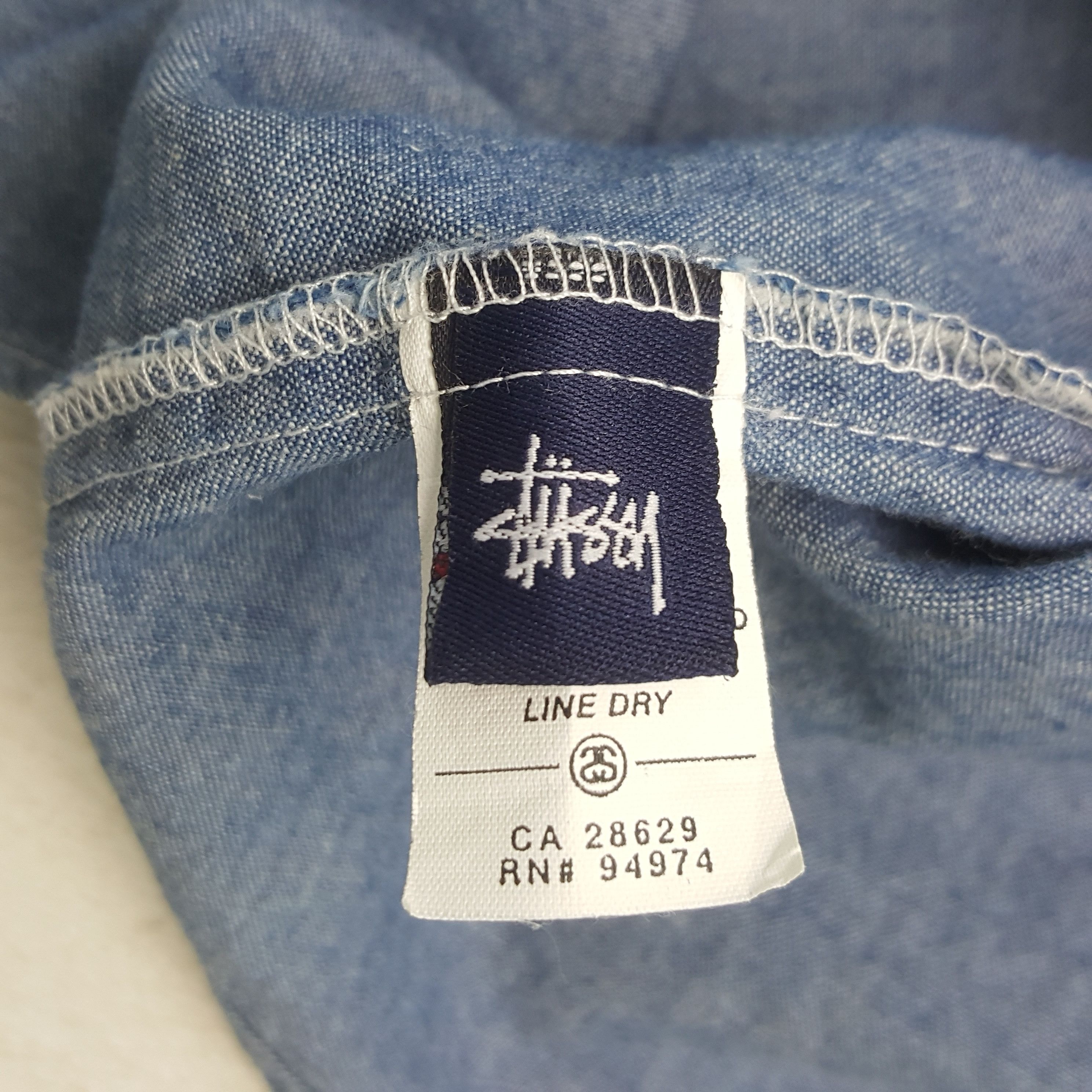 Japanese Brand × Stussy × Vintage Vintage Stussy Custom Logo Button Up Shirt Size US M / EU 48-50 / 2 - 9 Thumbnail