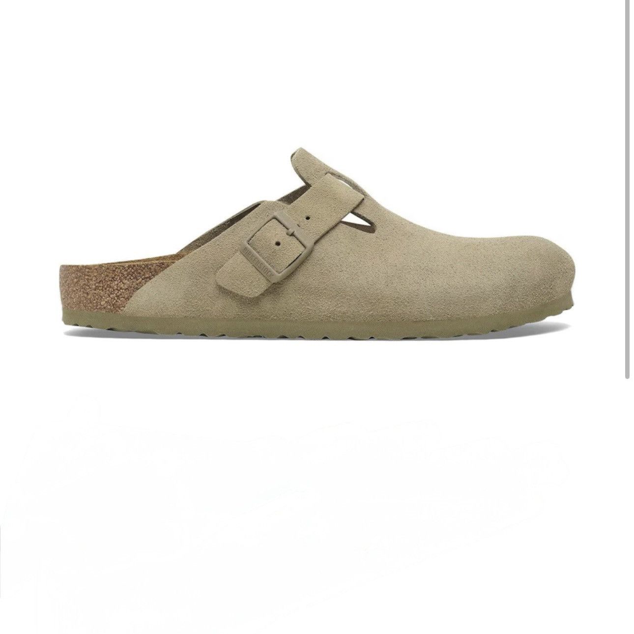 Birkenstock Birkenstock Boston Suede Faded Khaki Size US 11 / EU 44 - 1 Thumbnail