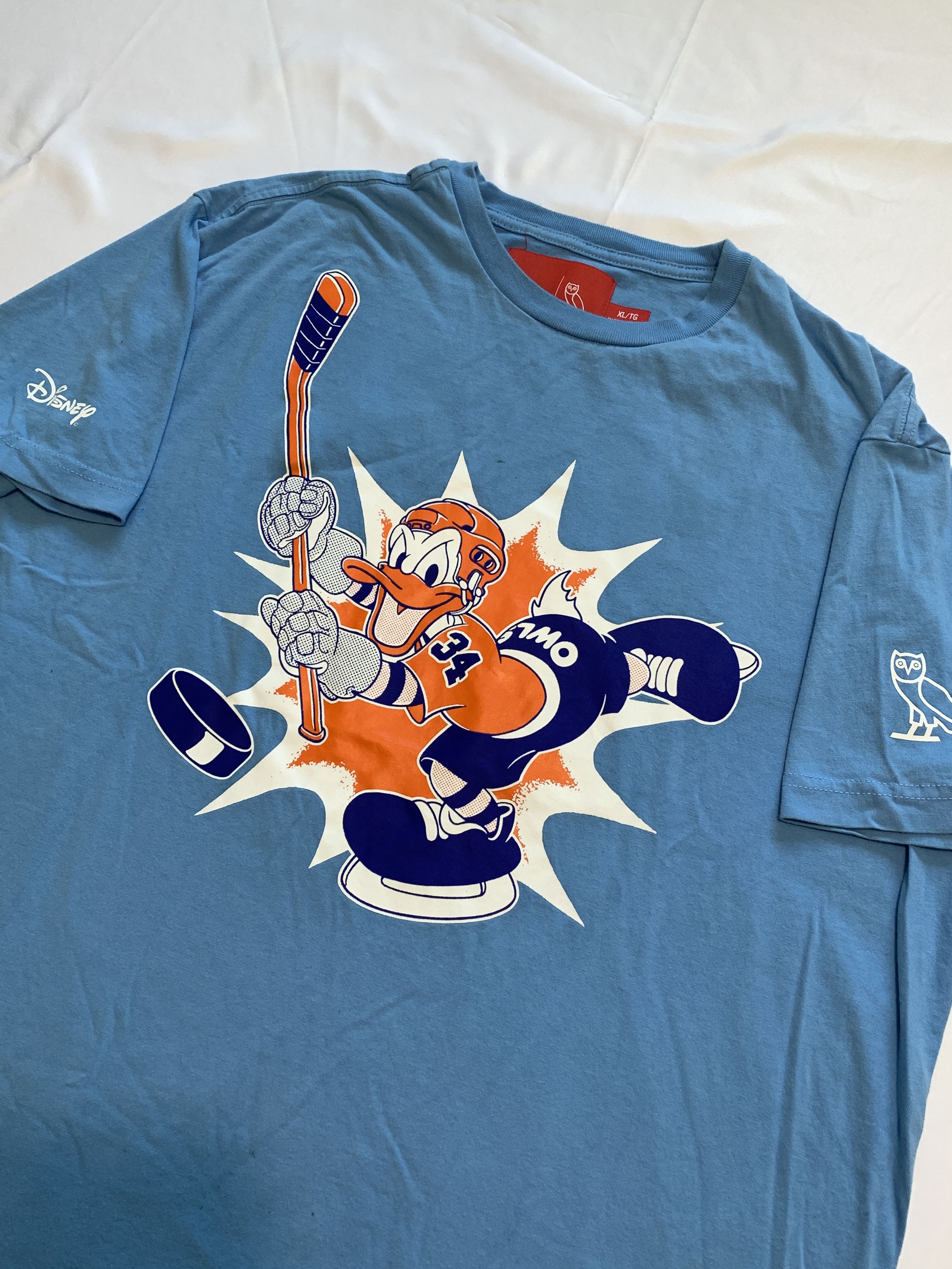 Disney OVO x Disney Donald "OWLS" T-shirt Size US XXL / EU 58 / 5 - 2 Thumbnail