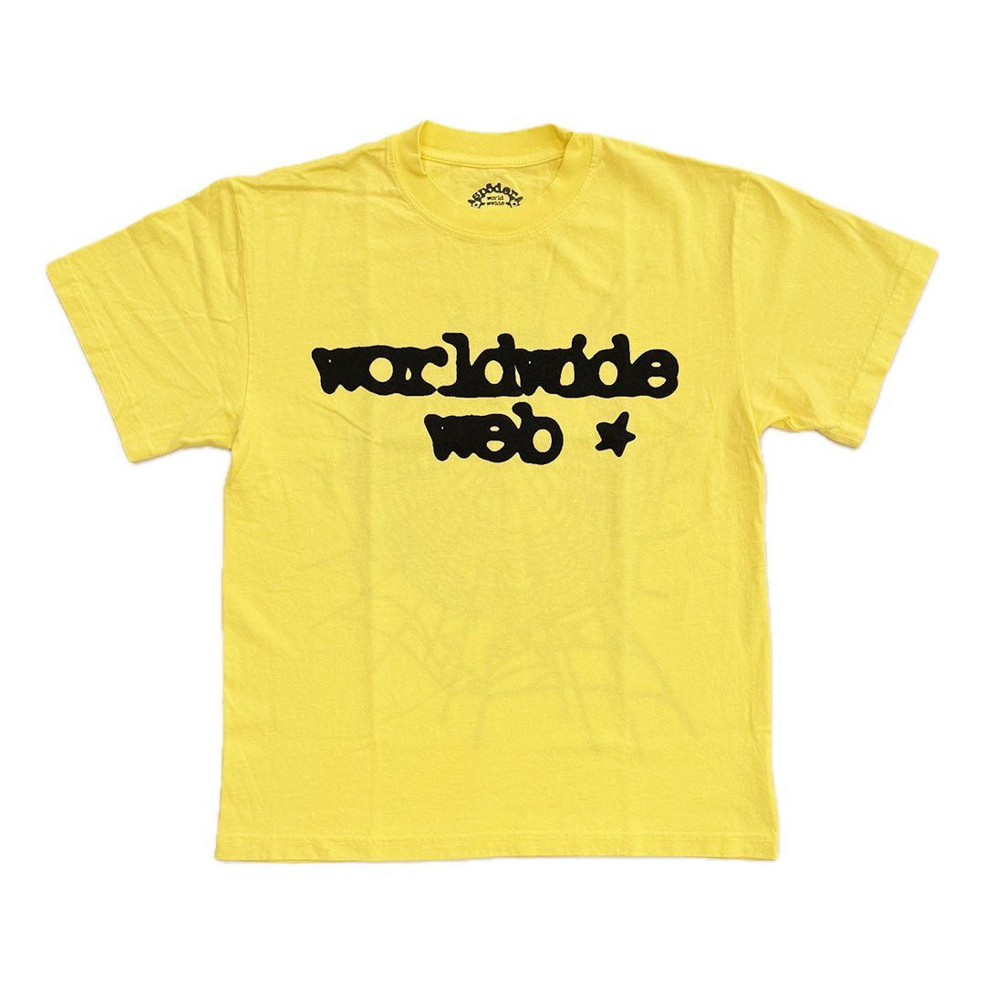 Worldwide Web Yellow Tee