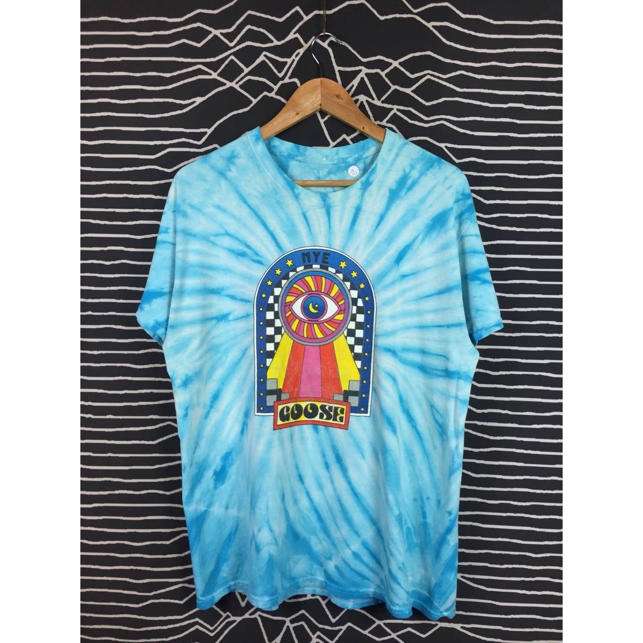 Band Tees Goose Psychedelic Rock Band NYE 2025 Concert Tie Dye Tee Size US L / EU 52-54 / 3 - 1 Thumbnail
