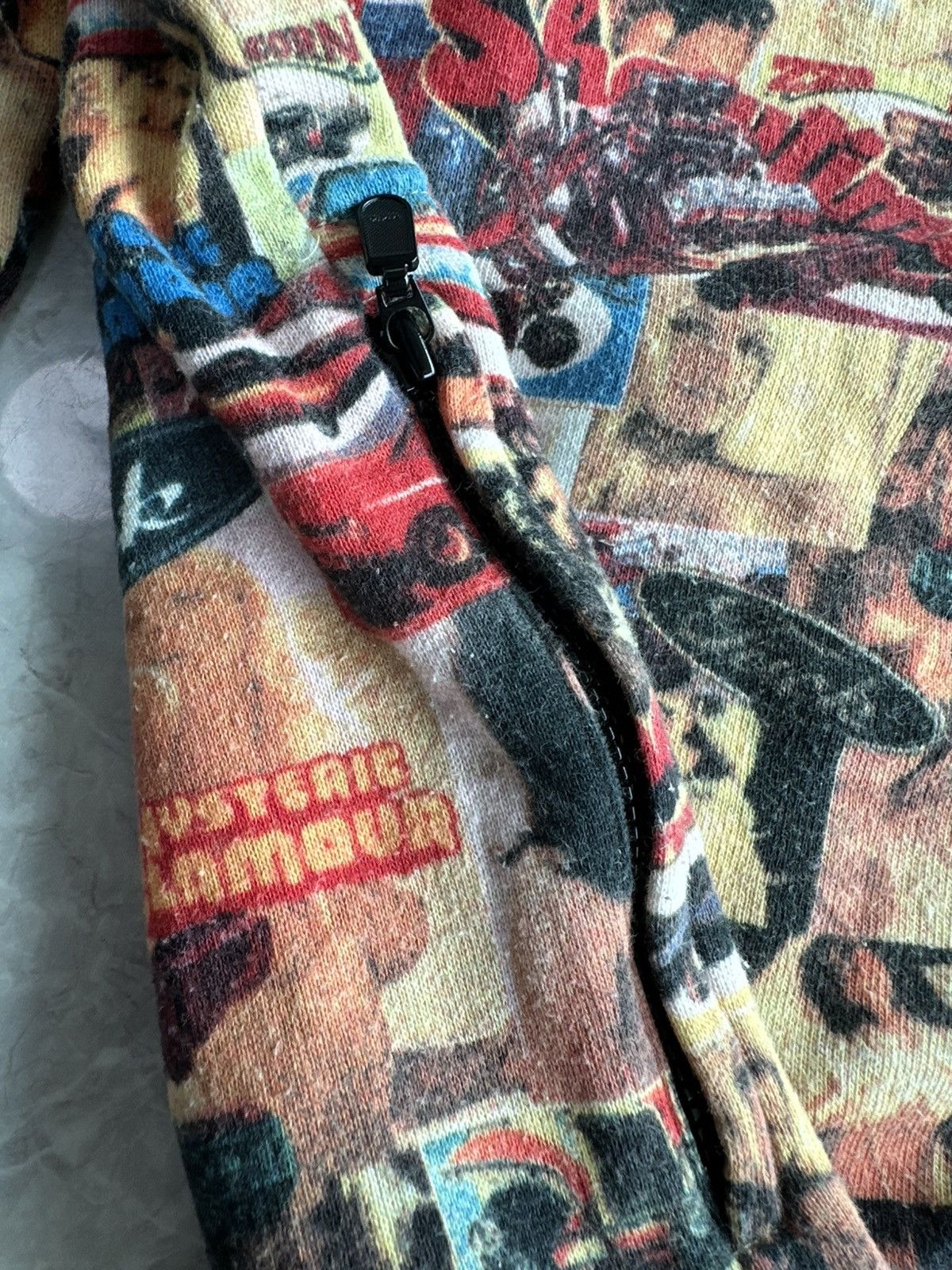 Hysteric Glamour × Playboy Hysteric Glamour 1990s Collage Car and Topless Woman Sweater Size ONE SIZE - 5 Thumbnail