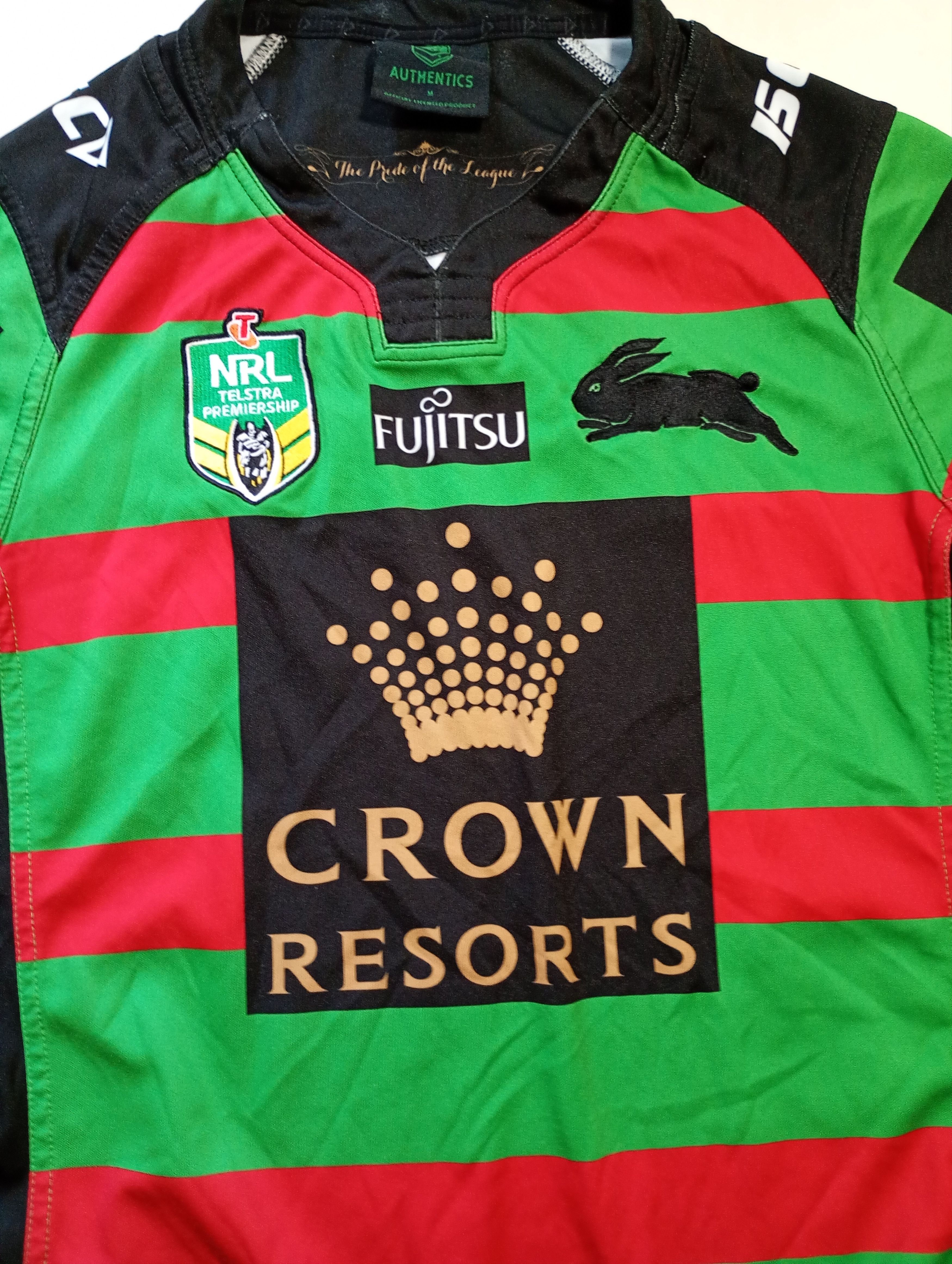Vintage ISC NRL South Sydney Rabbitohs Rugby Shirt 2016 Size US M / EU 48-50 / 2 - 6 Thumbnail