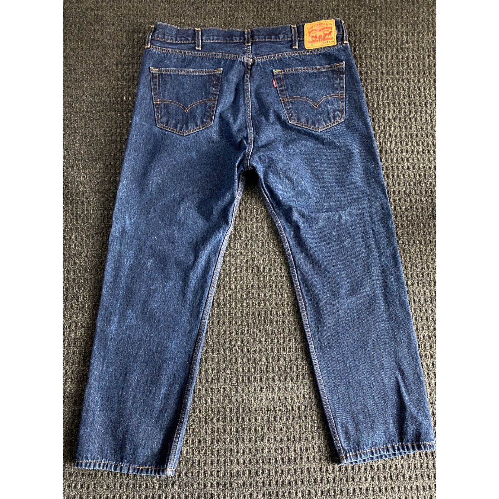 Levi's VINTAGE Levi’s 505 Denim Jeans 42 x 30 Medium Wash Mens Regular Jeans Blue 80s 90s Retro Hip Hop Rock USA Size US 42 / EU 58 - 2 Thumbnail