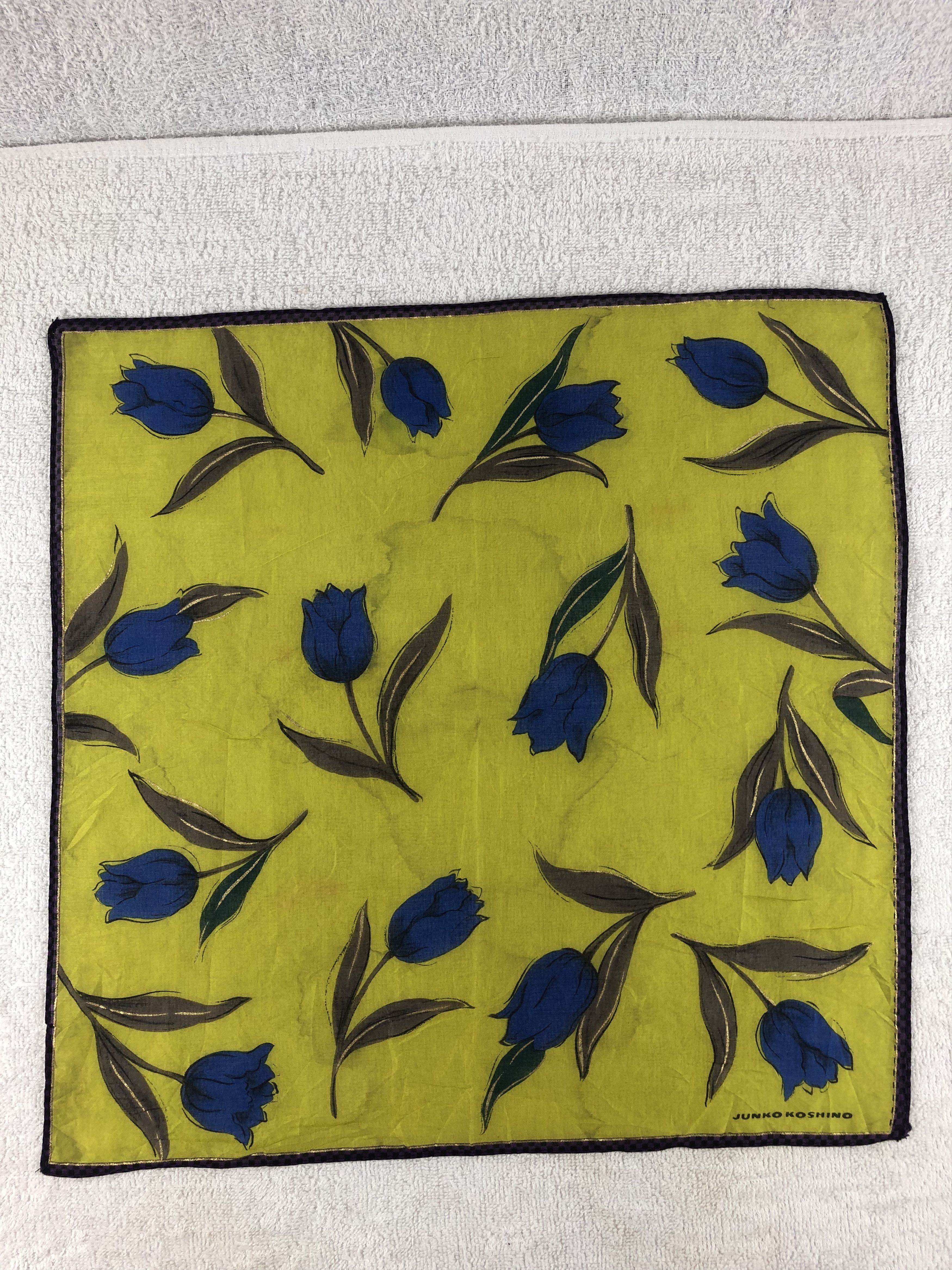 Japanese Brand × Mr. Junko × Vintage Vintage Junko Koshino Handkerchief / Bandana / Neckerchief Size ONE SIZE - 3 Thumbnail
