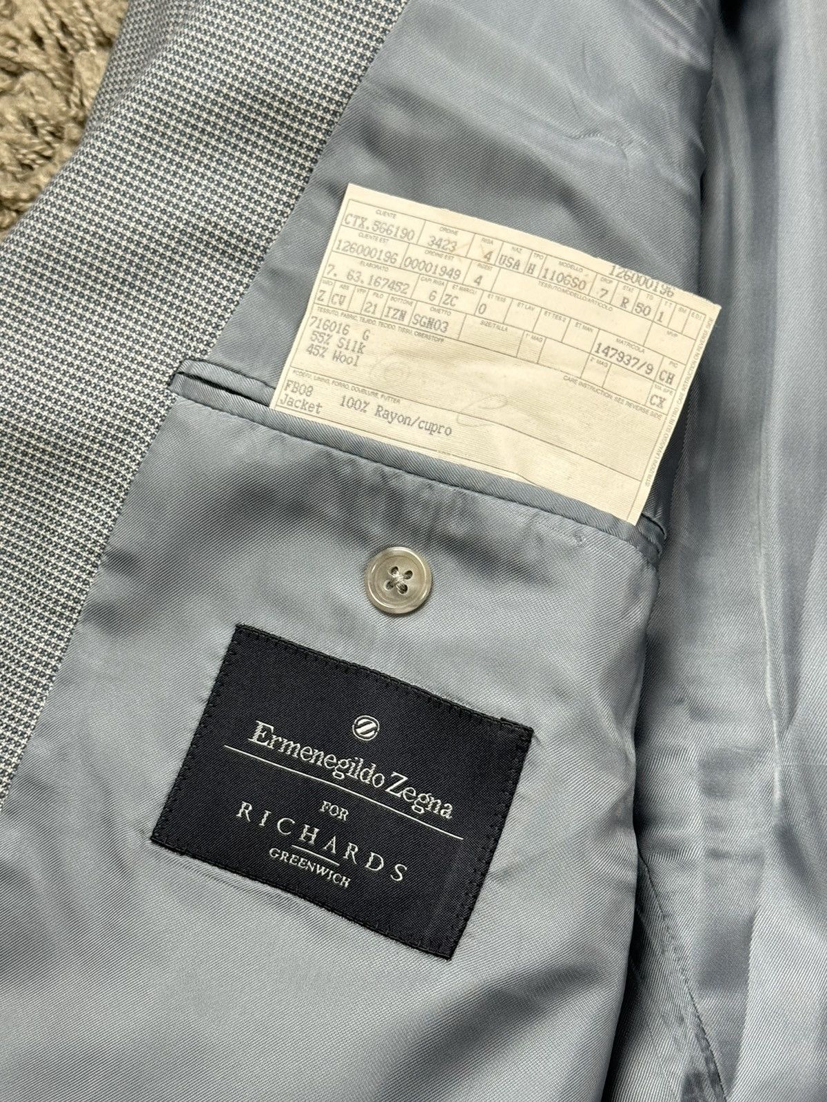 Ermenegildo Zegna Wool blazer Ermenegildo Zegna original luxury item Size 50R - 4 Thumbnail