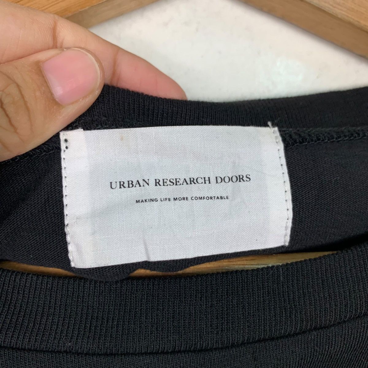 Japanese Brand Urban Research Doors Single Pocket Plain Tees #0187-C9 Size US M / EU 48-50 / 2 - 10 Thumbnail