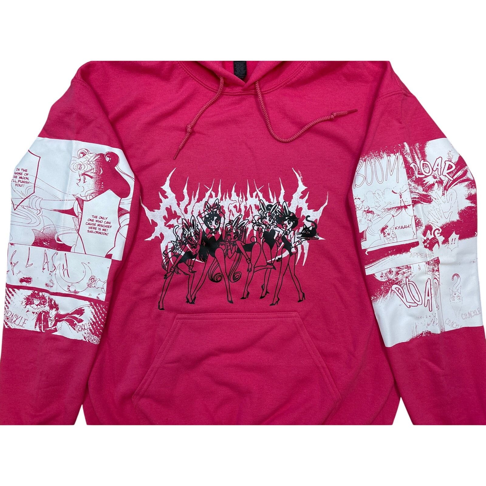 Ghost Supply New Ghost Supply Sailor Moon Manga Deadstock Pink hoodie M Size US M / EU 48-50 / 2 - 2 Thumbnail