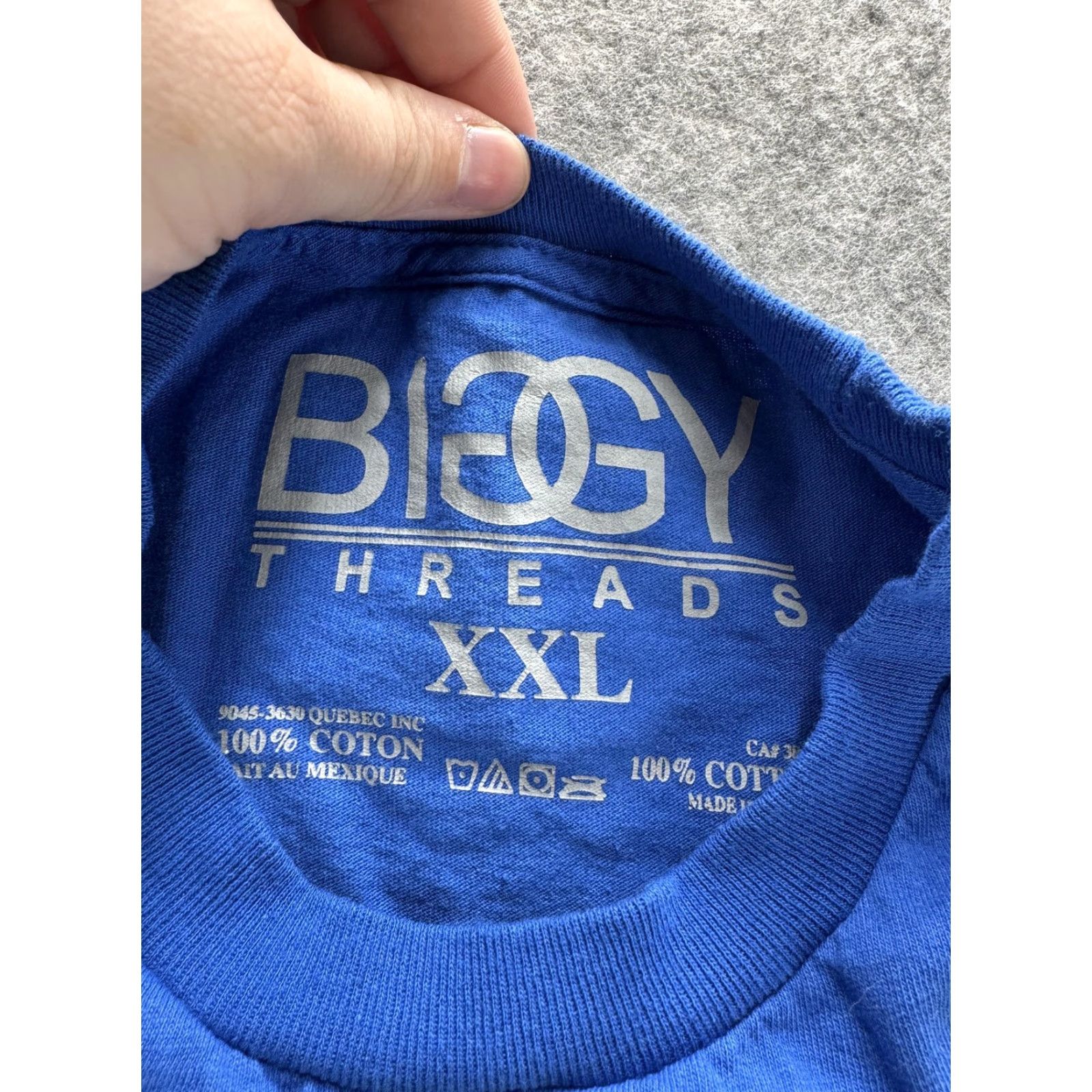 Vintage VINTAGE Biggy Threads Shirt Mens 2XL Blue Angel Guns Graphic Bandana Urban Tee XXL Mens Size US XXL / EU 58 / 5 - 4 Thumbnail