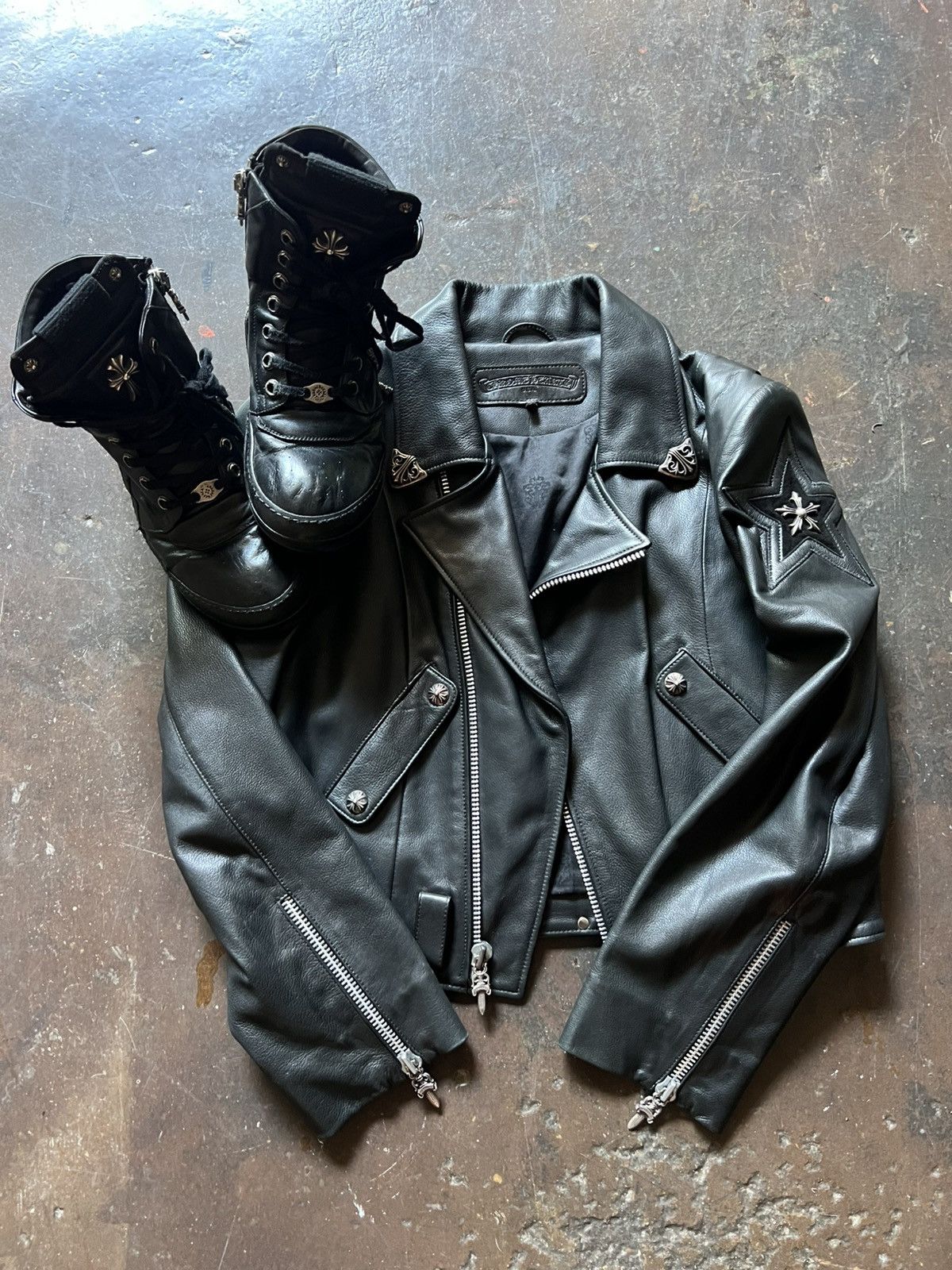 Chrome Hearts SOLD Chrome Hearts JJ Dean Star Jacket Size US M / EU 48-50 / 2 - 8 Thumbnail