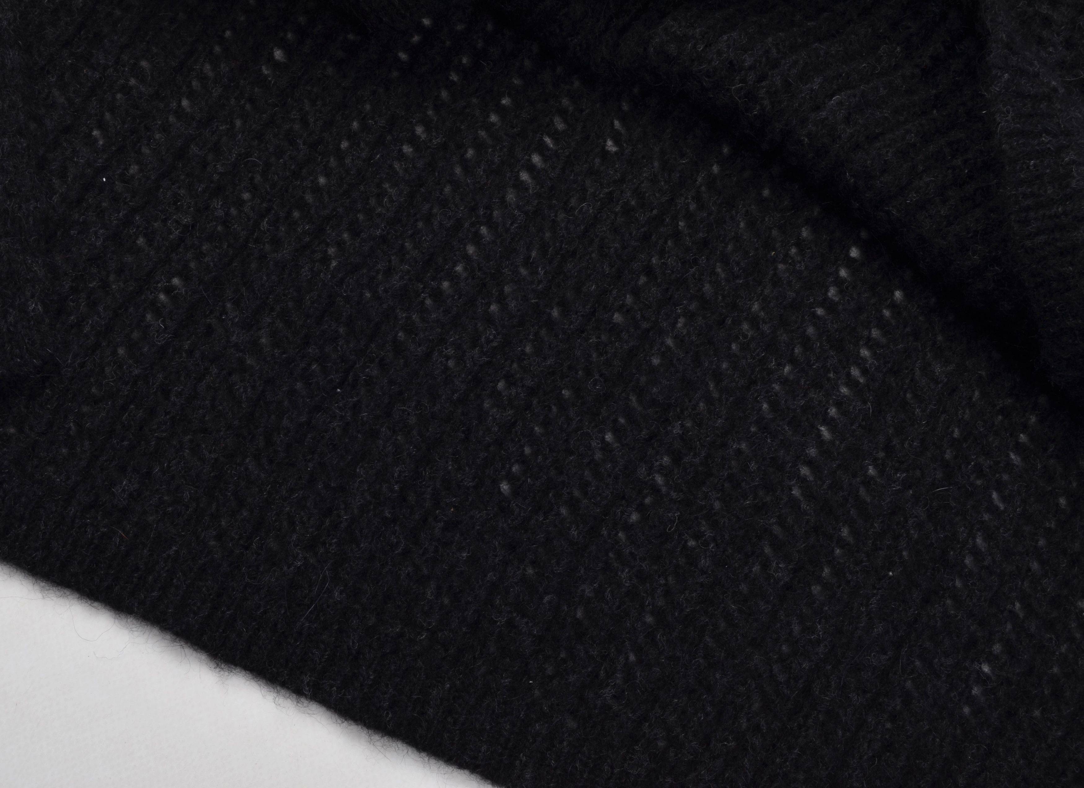 Oska Avant Garde Alpaca Blend Net Knit Oversized Jumper