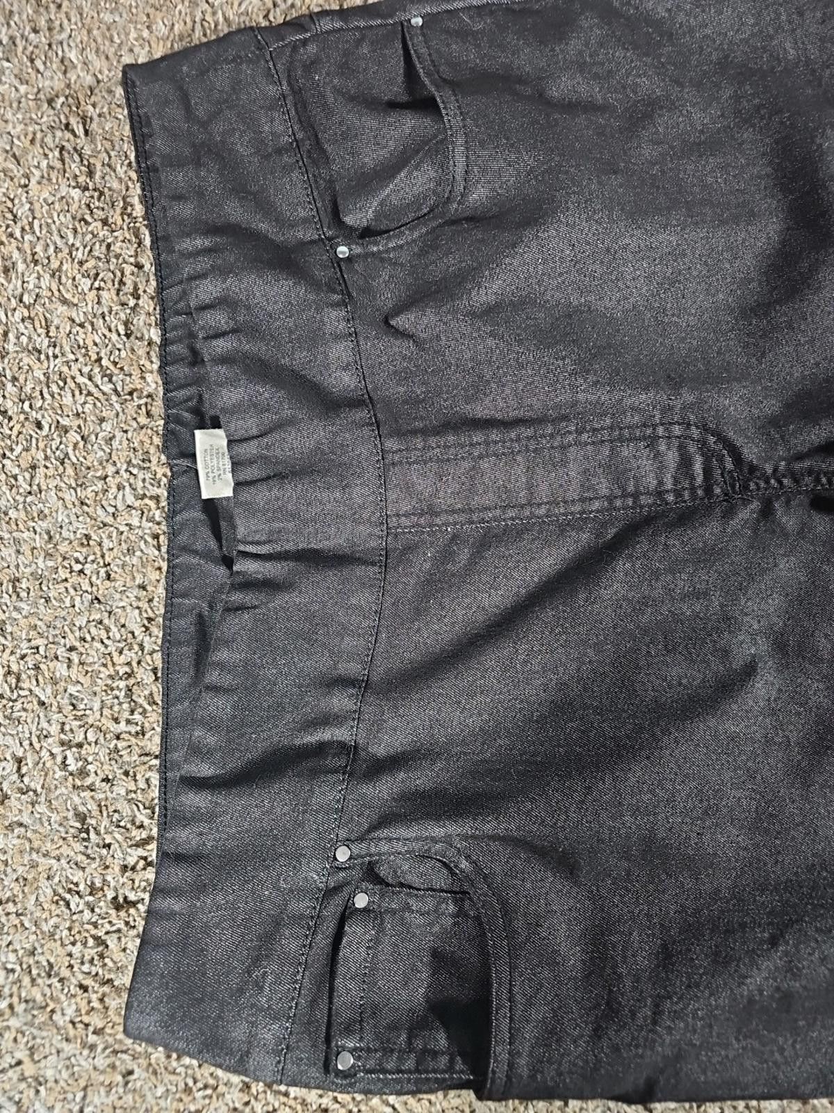 Blair Blair Black Stretch Jeans 18MS 36x30 Size 40" / US 18 - 2 Thumbnail