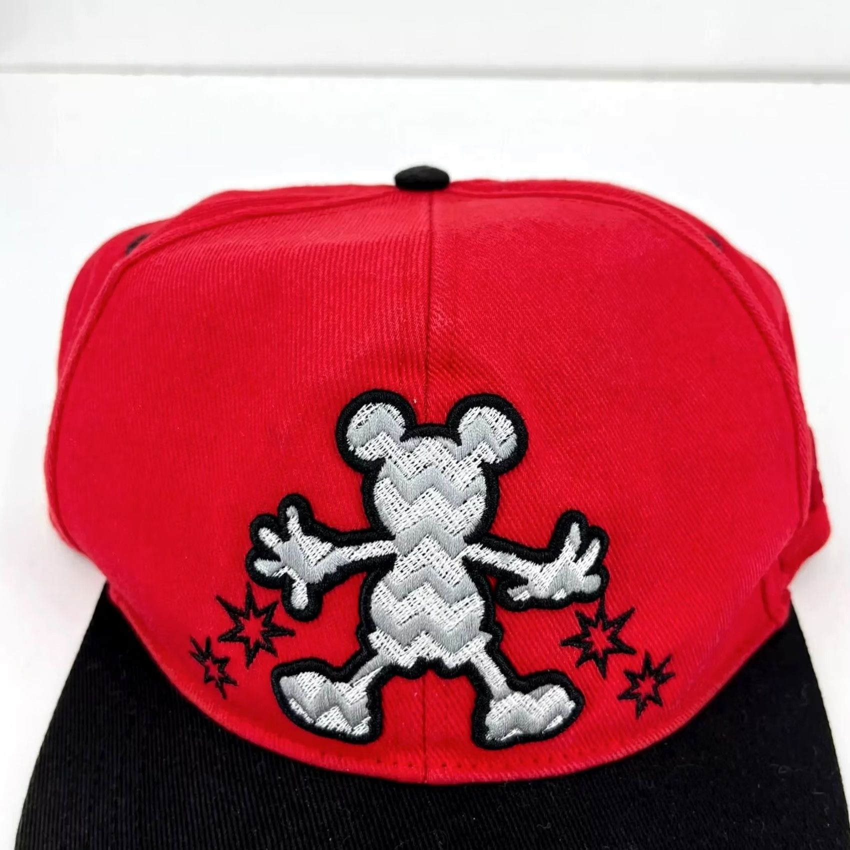 Disney Disney Parks Snapback Hat Mens One Size Red Mickey Mouse Logo 1928 Cap Size ONE SIZE - 3 Thumbnail