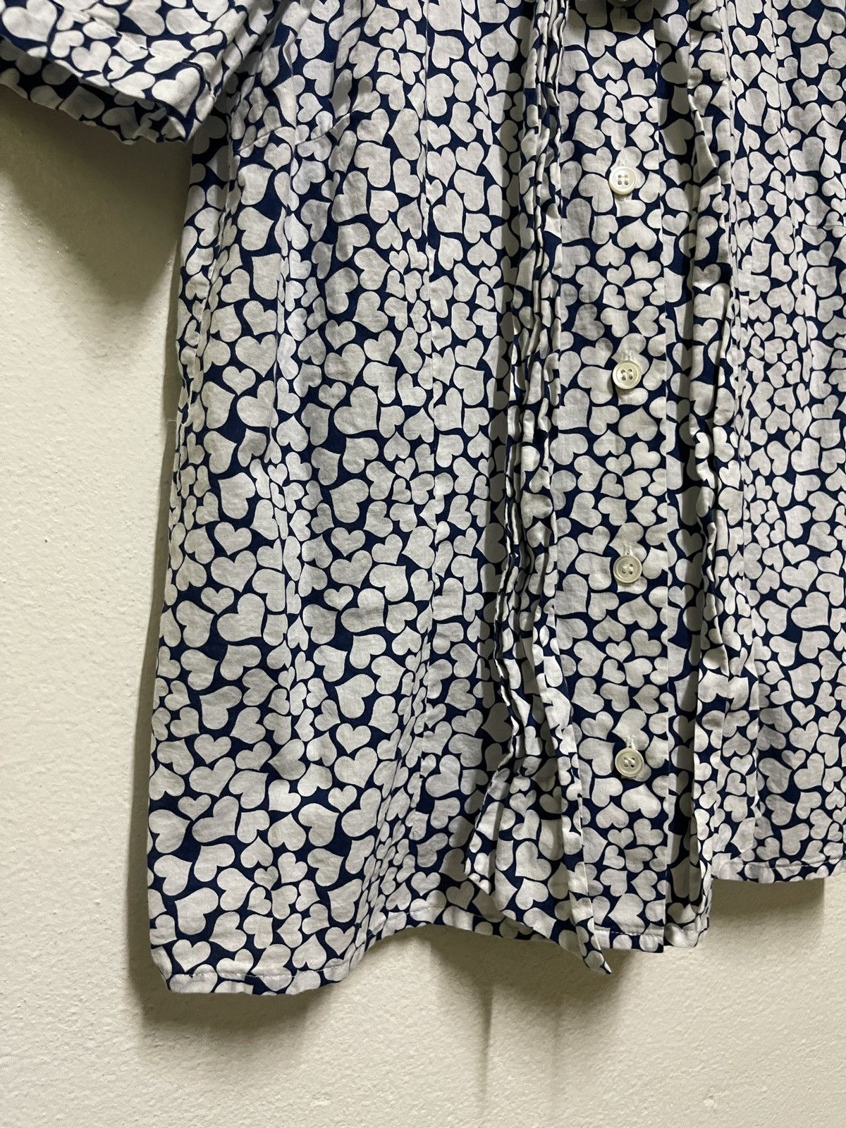 agnes b. Agnes b. Love Full Print Shirt Long Collar Size XS / US 0-2 / IT 36-38 - 3 Thumbnail