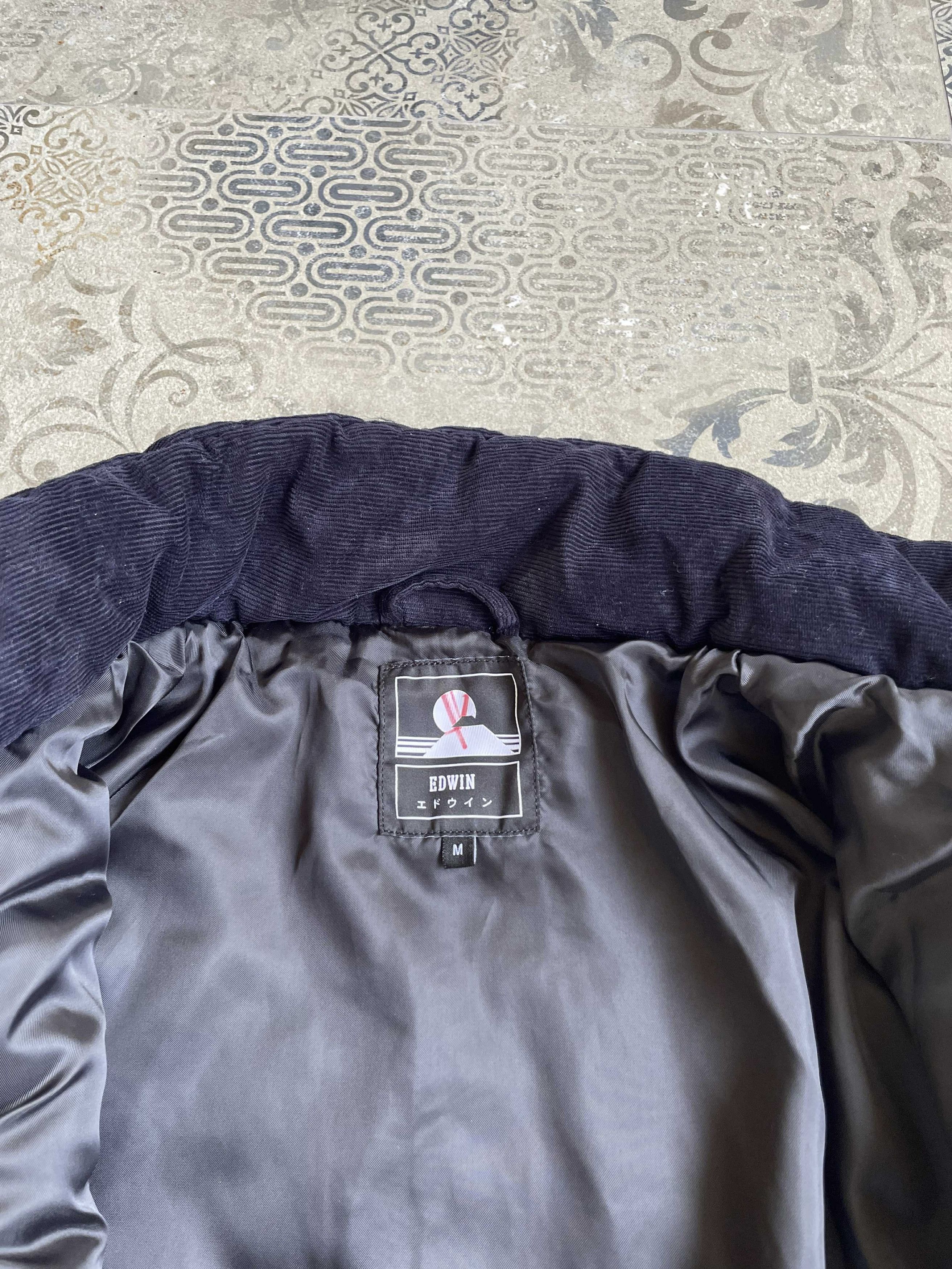 Edwin Edwin Atakai Puffer Corduroy Jacket Mens Size M Navy Size US M / EU 48-50 / 2 - 5 Thumbnail
