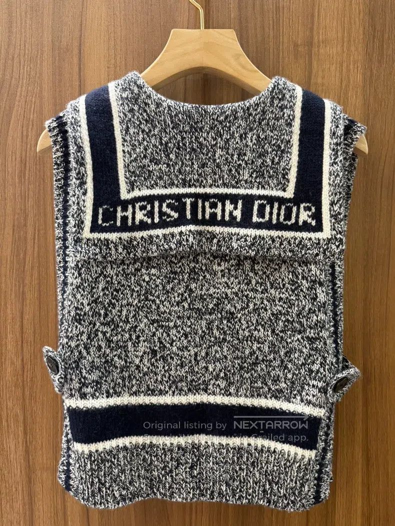 Dior Dior Woollen cashmere vest Size XXS / US 00 / IT 34 - 1 Thumbnail