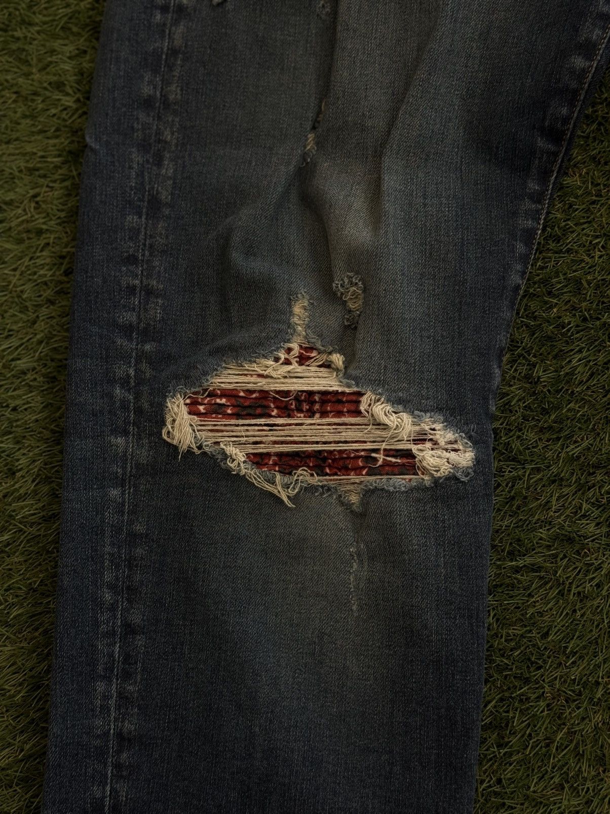 Amiri Amiri MX1 Red Bandanna Patch Size 40 🧼 Size US 40 / EU 56 - 5 Thumbnail