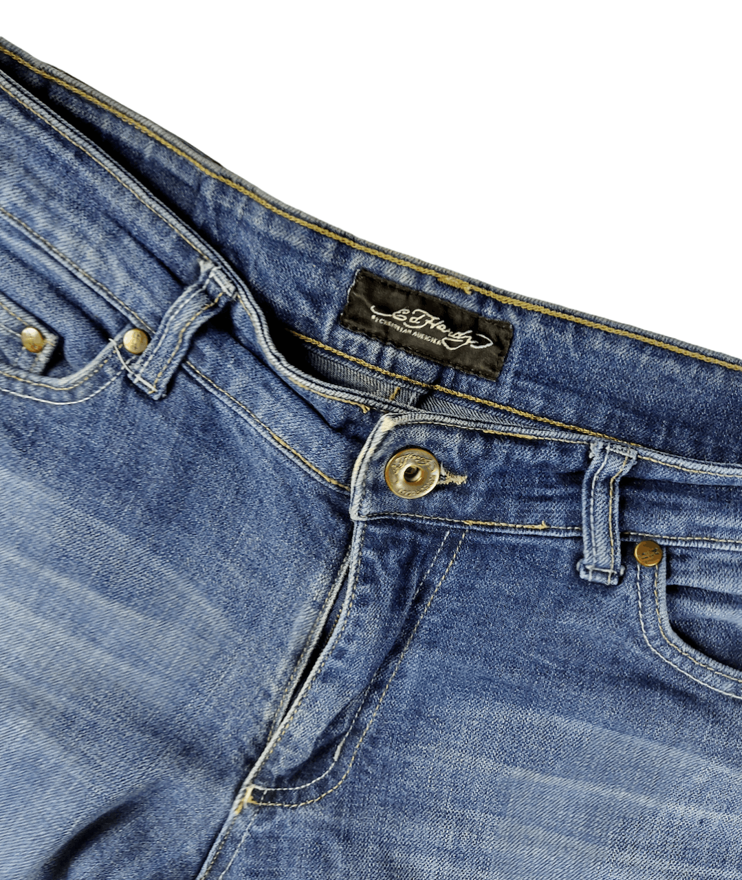 Ed Hardy × Vintage Vintage Ed Hardy Denim Jeans Womens 31 Size 31" - 4 Thumbnail