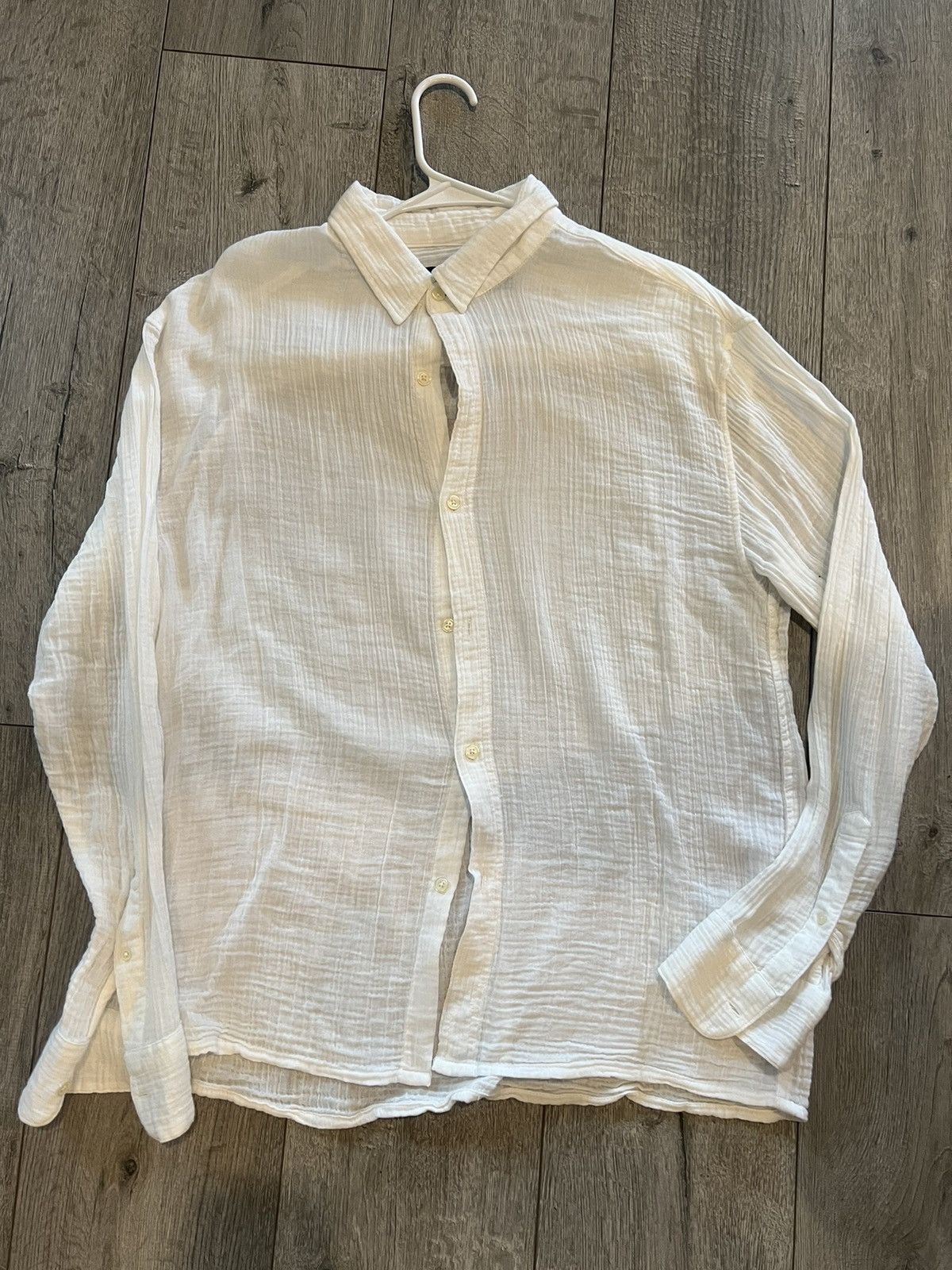 Abercrombie & Fitch Gauzey Button Up Size US M / EU 48-50 / 2 - 1 Thumbnail