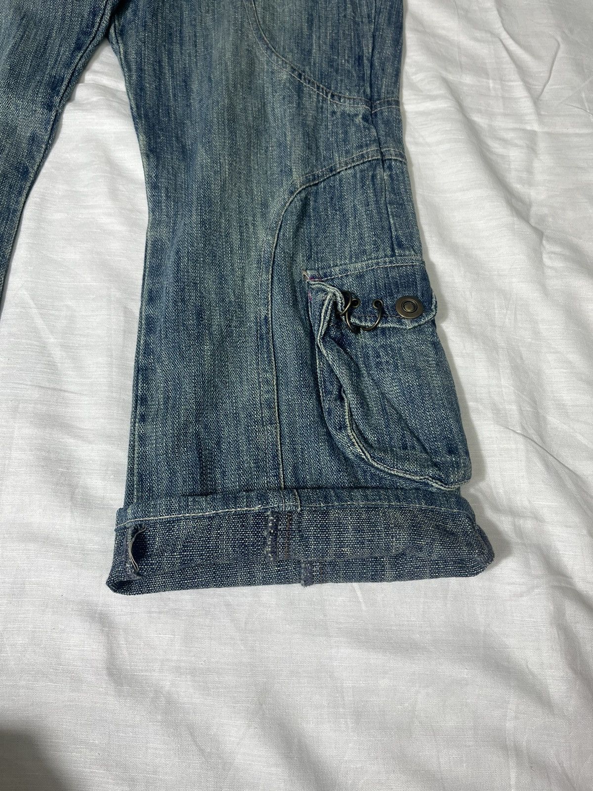 If Six Was Nine × Le Grande Bleu (L.G.B.) Trixy Tactical Pocket Jeans Rare Denim Size US 32 / EU 48 - 9 Thumbnail