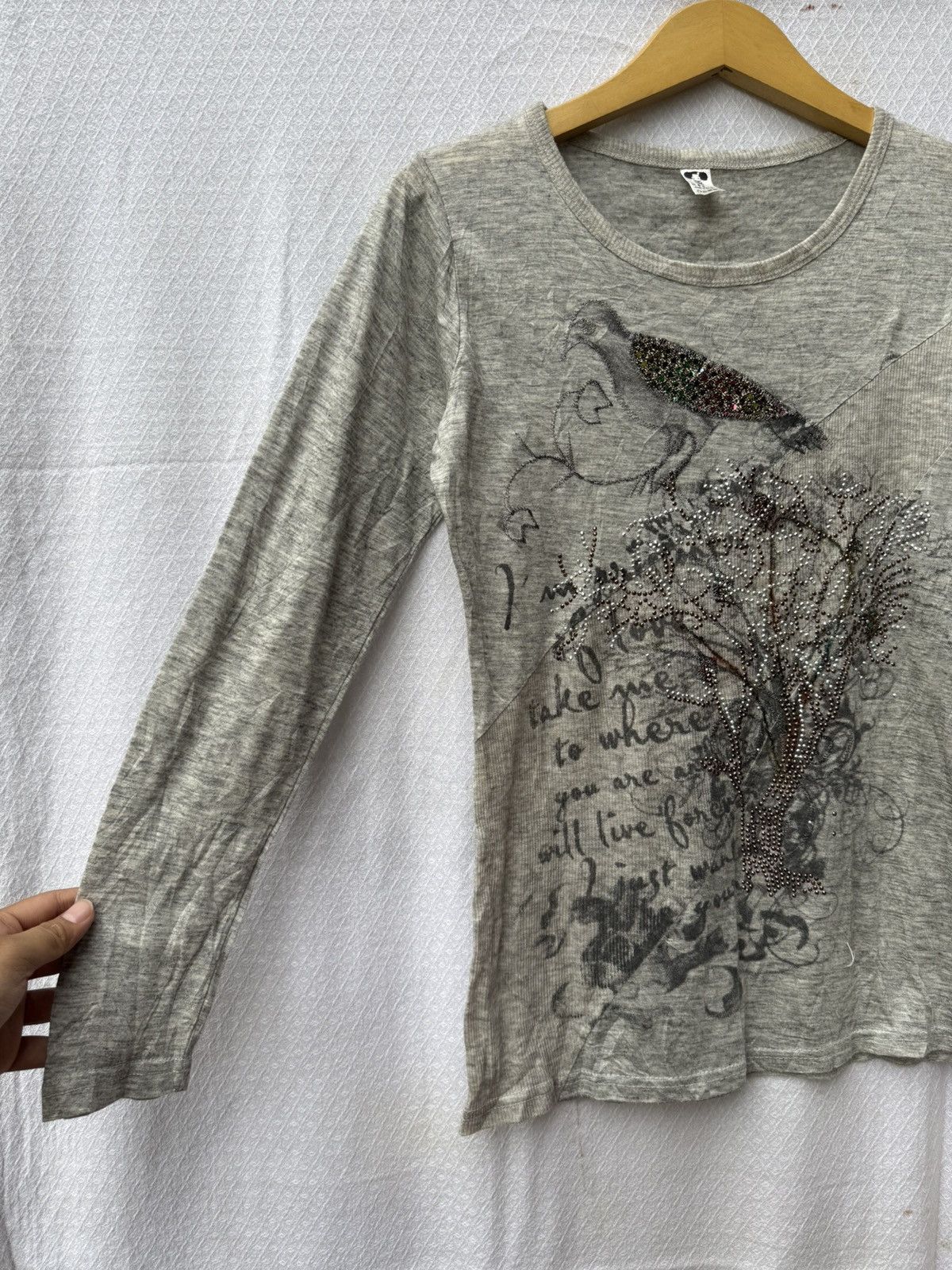 Japanese Brand JAPANESE VKEI STYLE GRAPHIC POEM BIRDS Size US S / EU 44-46 / 1 - 3 Thumbnail