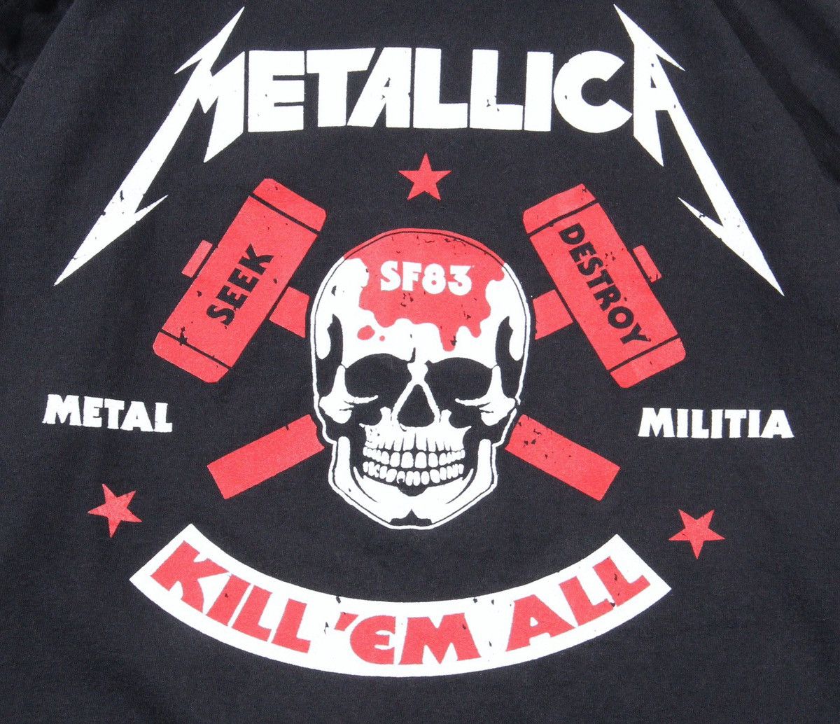 Metallica Metallica Vintage Black Shirt Longsleeve Rock Tour USA XL Size US XL / EU 56 / 4 - 6 Thumbnail