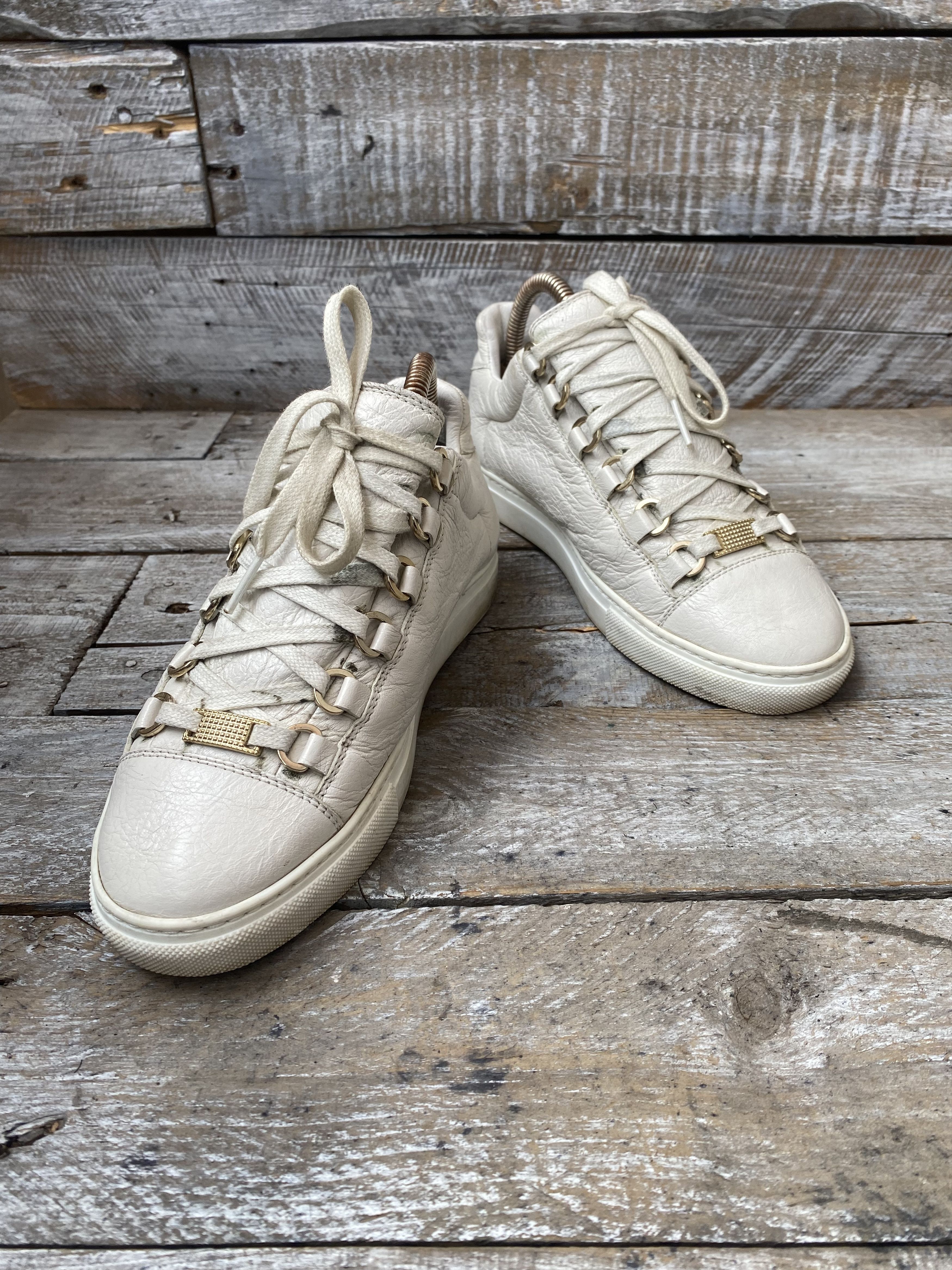Balenciaga Balenciaga arena white low-top sneakers sz 36 Size US 6 / IT 36 - 10 Thumbnail