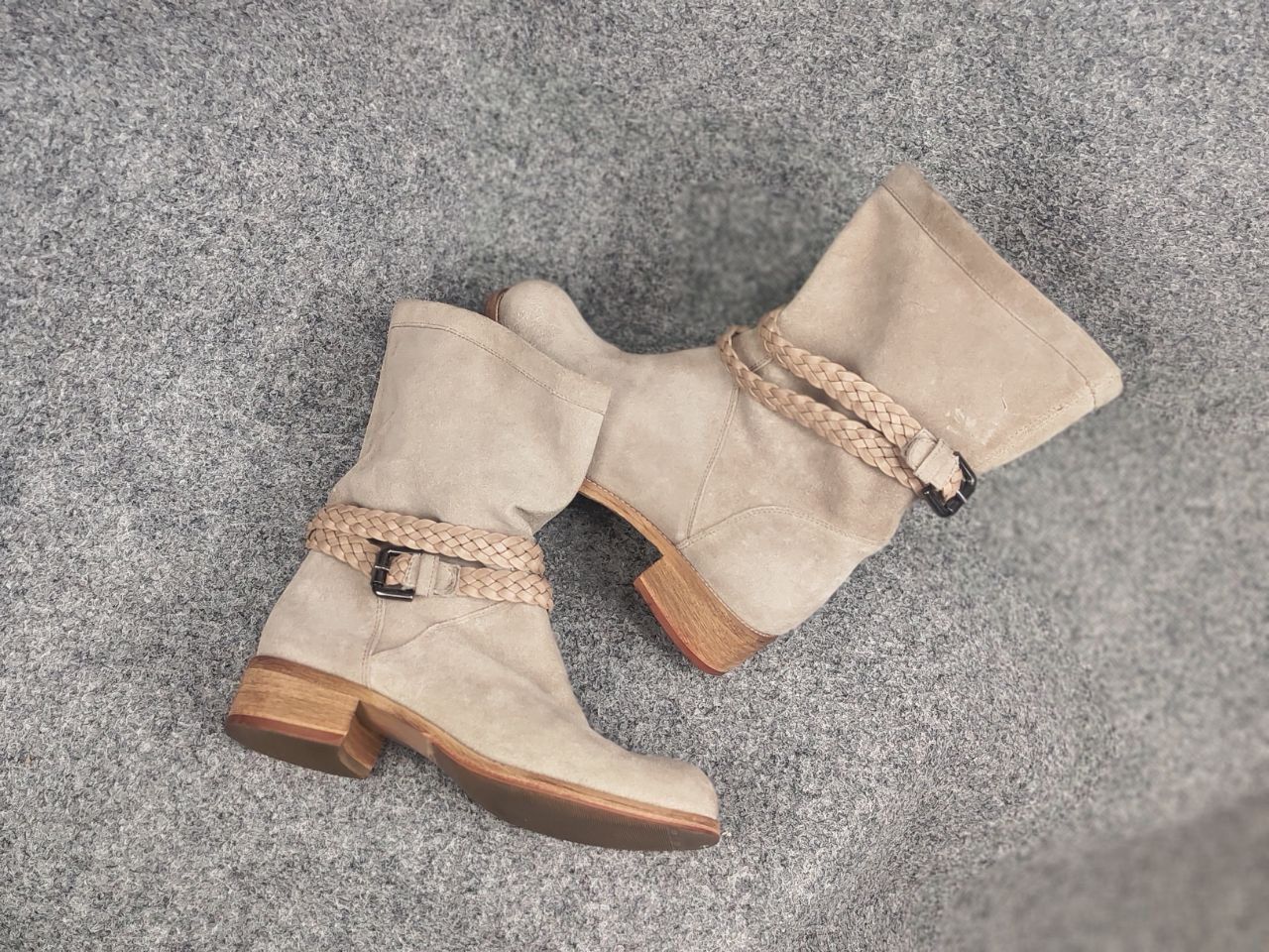 Marina Rinaldi Marina Rinaldi Design suede Leather Ankle Boots Floor Model Size US 8 / IT 38 - 15 Thumbnail