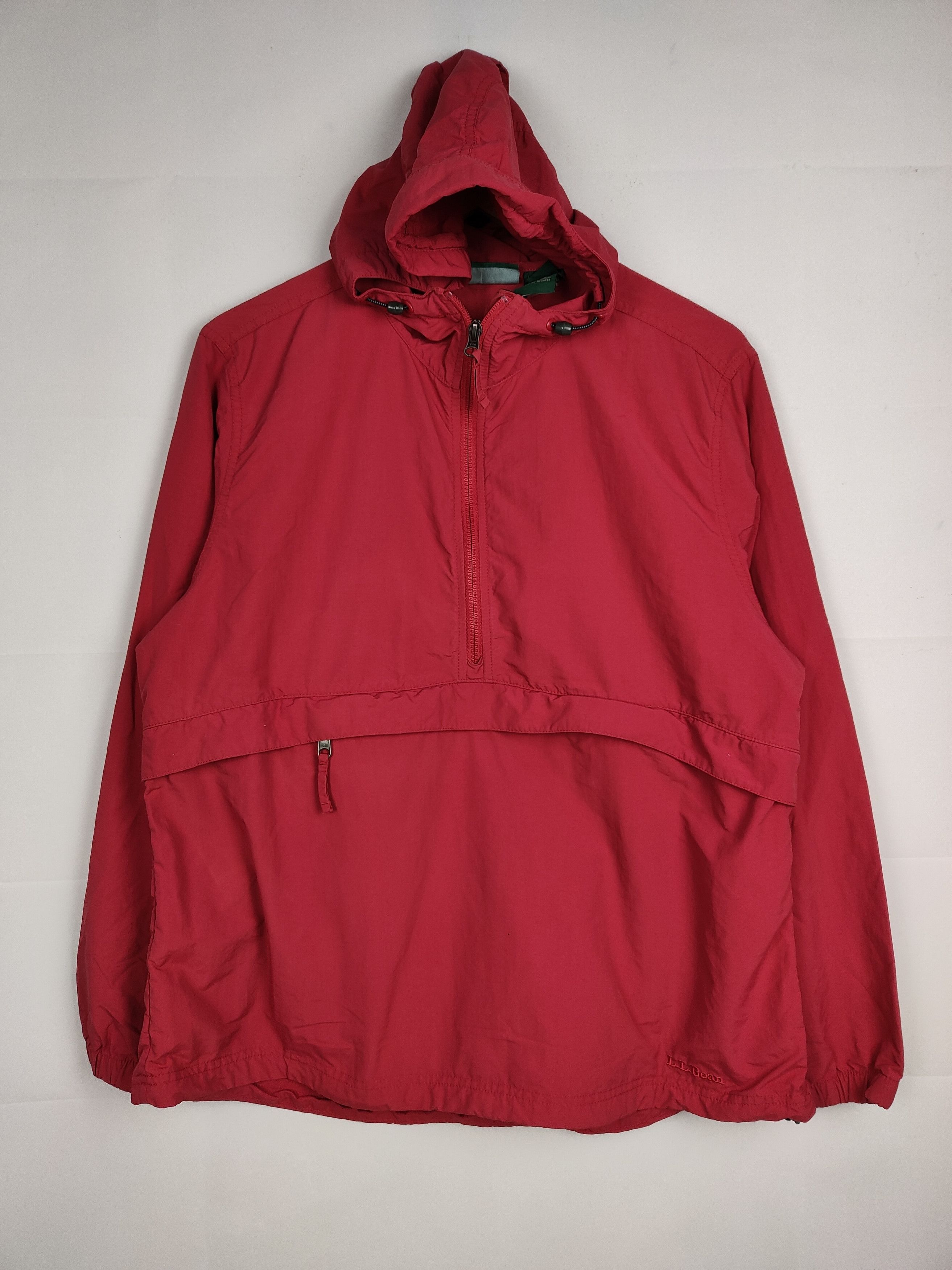 L.L.Bean Anorak Hoodie Windbreaker Jacket