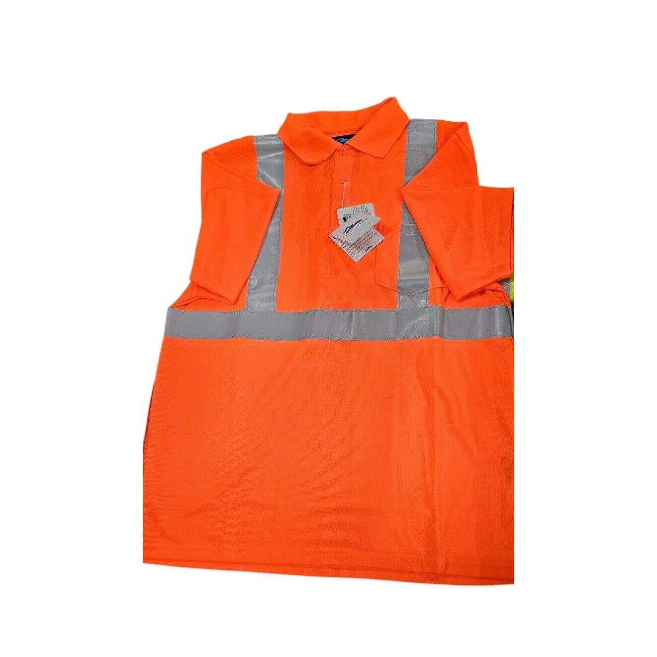 Other Safety Moisture Wicking Boundary Polo Shirt Neon Orange Poly Size US XXL / EU 58 / 5 - 6 Thumbnail
