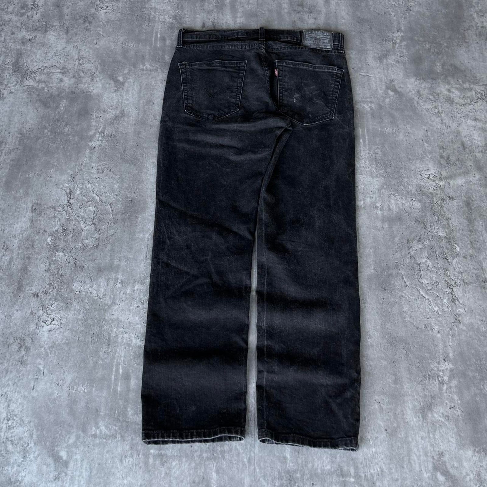 Levi's Vintage Y2K Levi’s 541 Faded Black Grunge Opium Denim Jeans Size US 32 / EU 48 - 1 Thumbnail