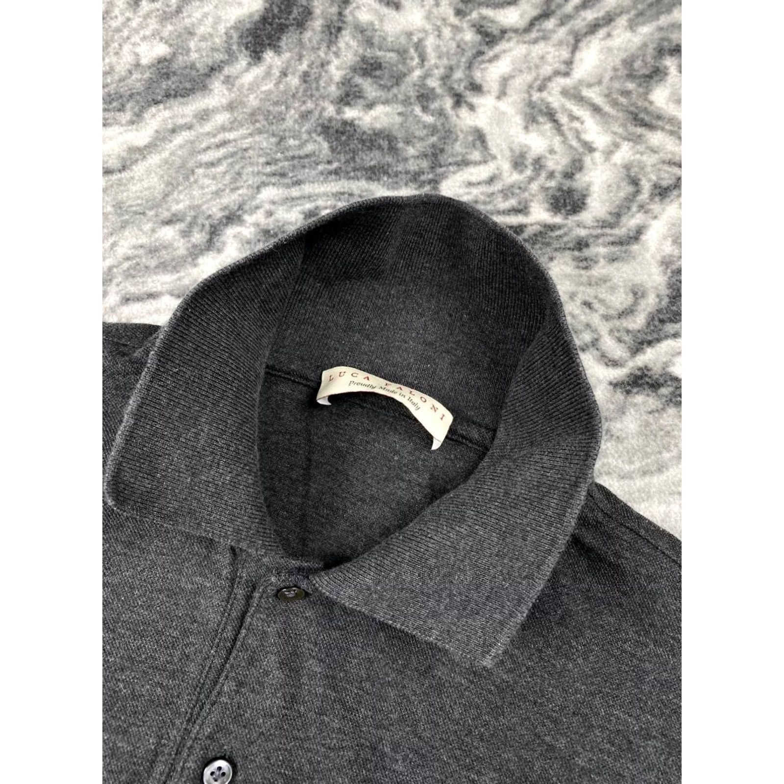 Vintage Luca Faloni Polo Shirt Men XS Gray Short Sleeve Button Collared Breathable Casual Regular Polo Shirt Mens XS Gray Size US XS / EU 42 / 0 - 6 Thumbnail