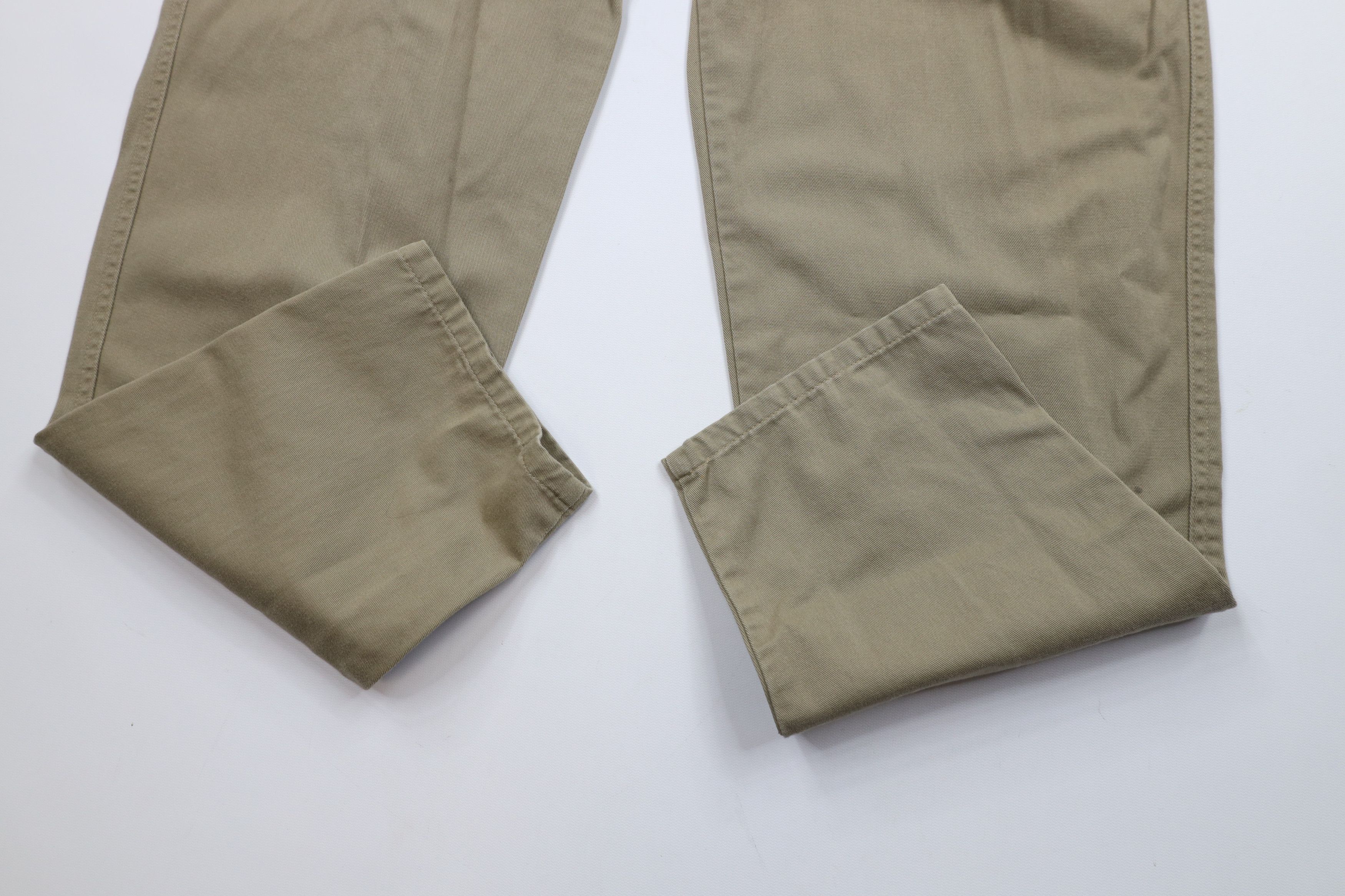 Vintage Vintage 90s Streetwear Pleated Tapered Leg Chino Pants Beige Size US 30 / EU 46 - 7 Thumbnail