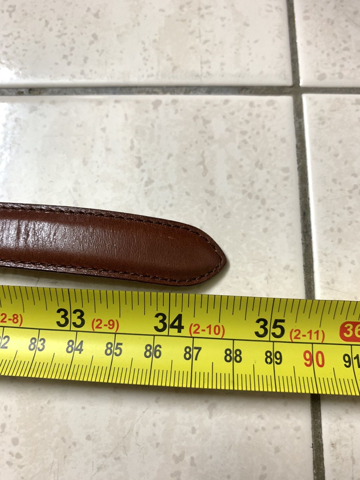 Ralph Lauren × Vintage Vintage ralph laurent leather belt 1995 collection Size ONE SIZE - 13 Thumbnail