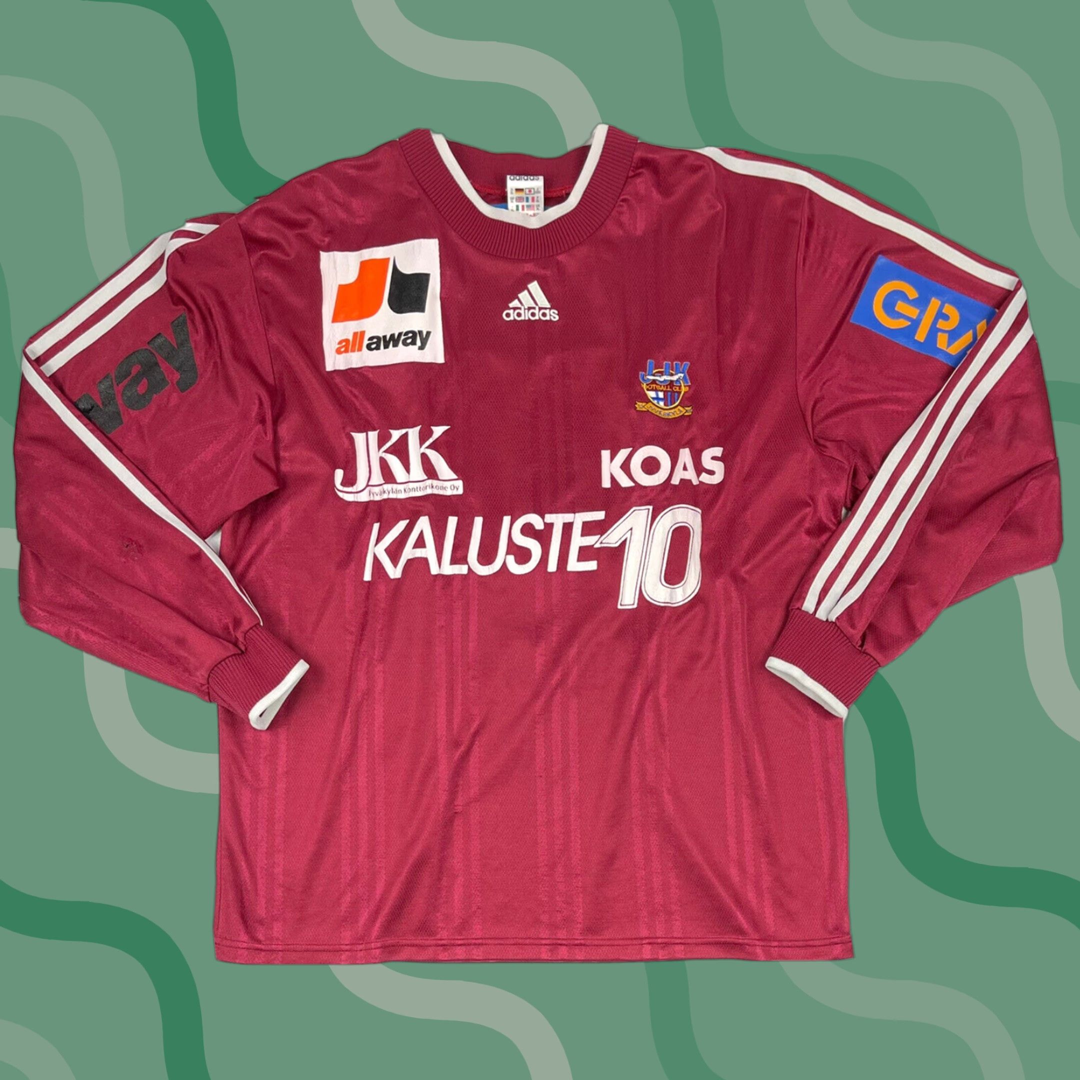 Adidas VINTAGE Adidas 90s Long Sleeve Soccer Jersey Shirt #10 Red Mens XL Sportswear Size US XL / EU 56 / 4 - 1 Thumbnail