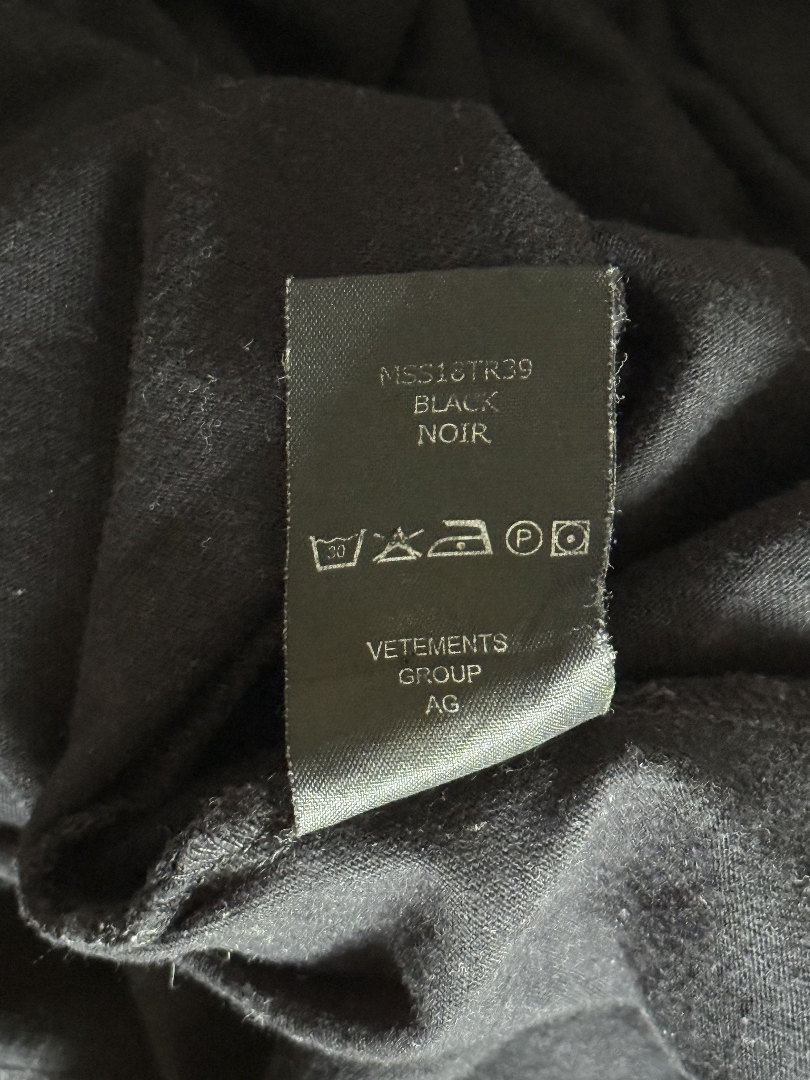 Vetements Vetements black turtleneck, summer 2018 Size US XS / EU 42 / 0 - 7 Thumbnail
